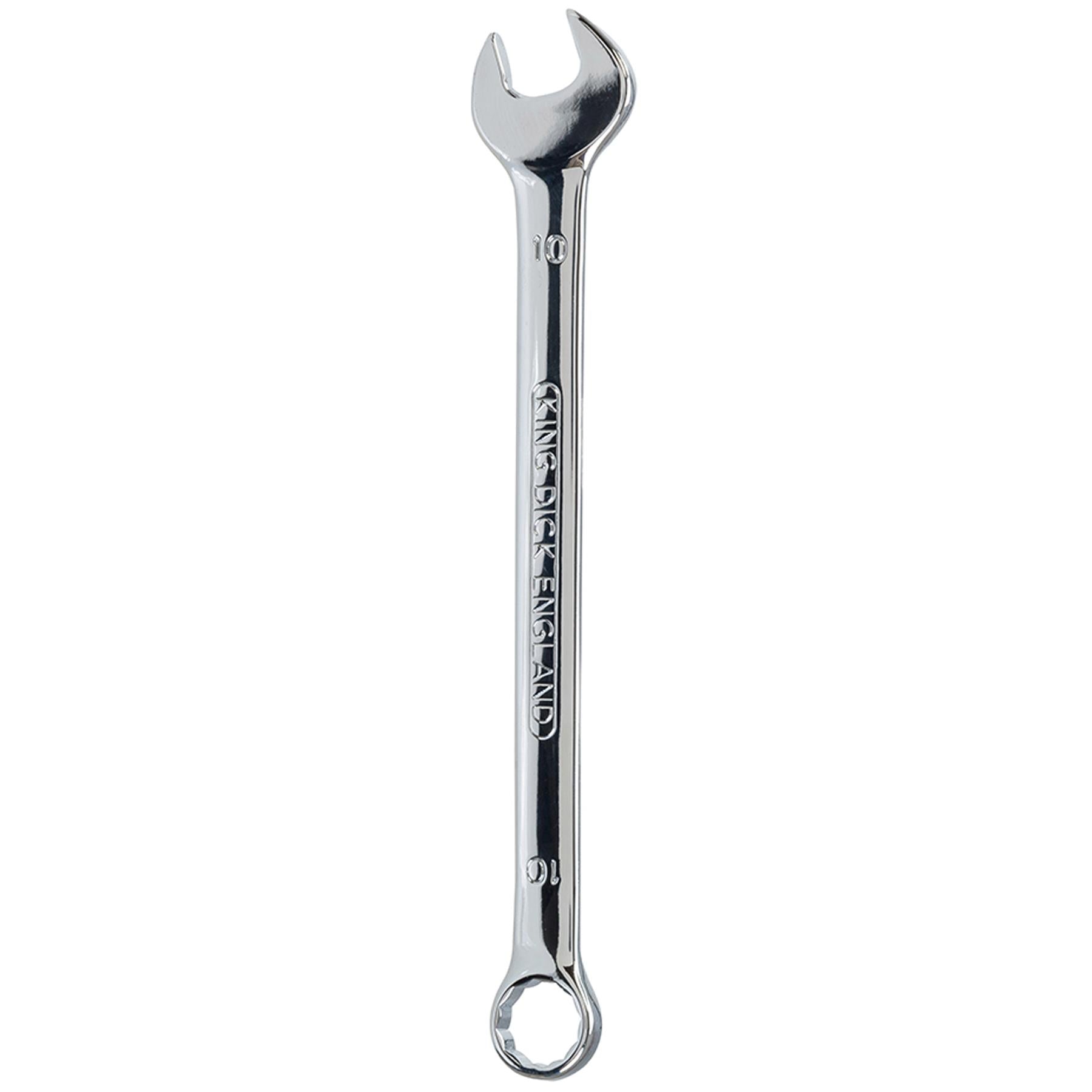King Dick metric 10 MM polished chrome combination spanner wrenches spanners