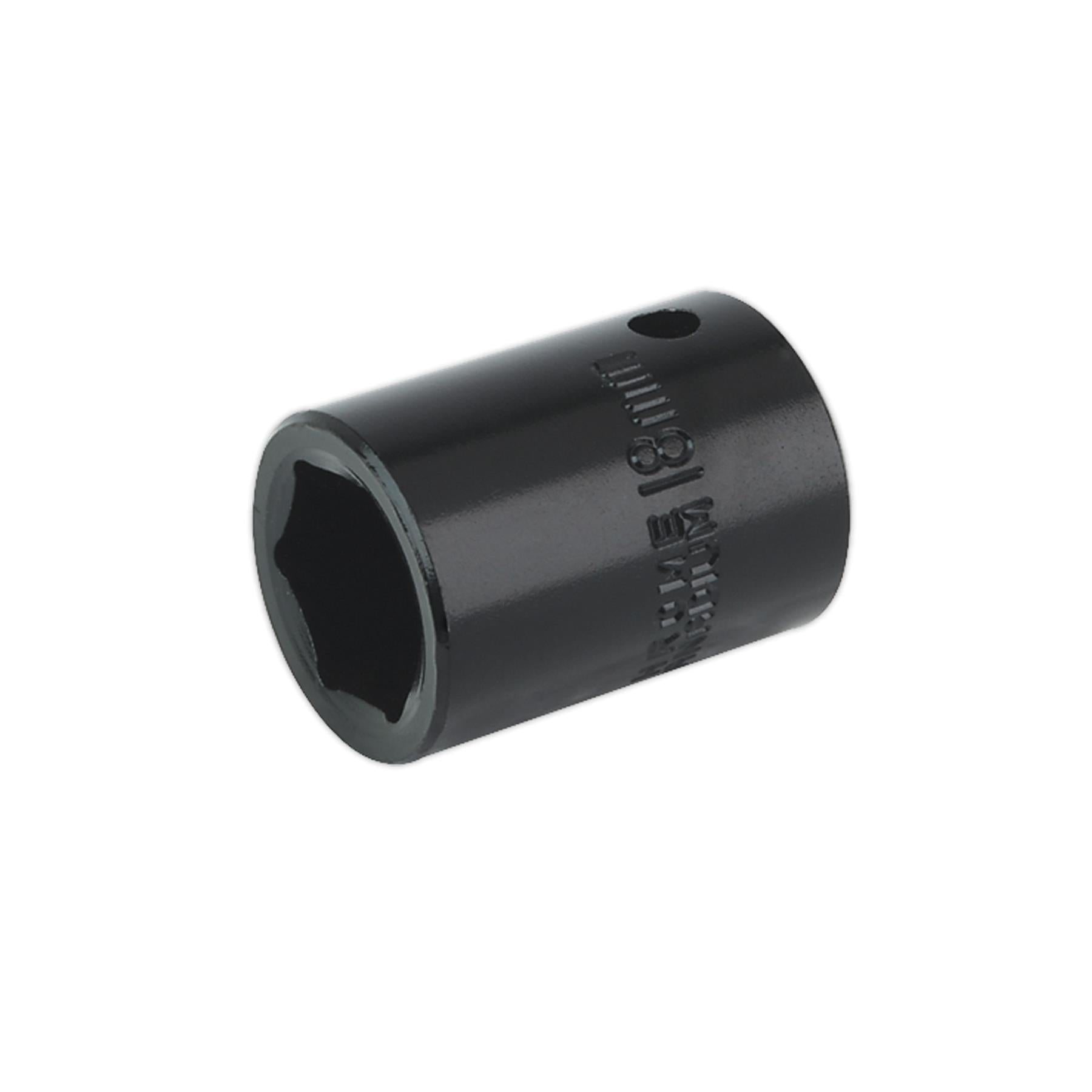 Sealey Impact Socket 18mm 1/2"Sq Drive