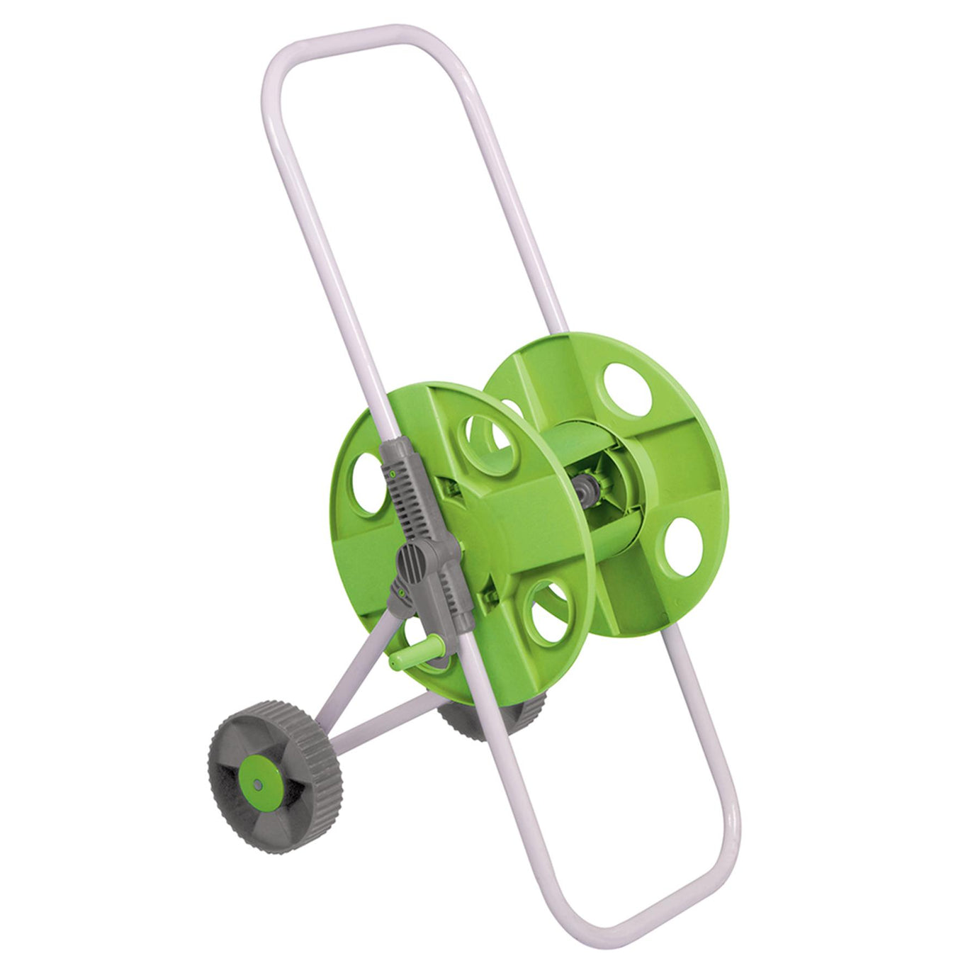 Wheeled Lightweight Garden Hose Pipe Reel Cart 45M Capacity Easy To Wheel
