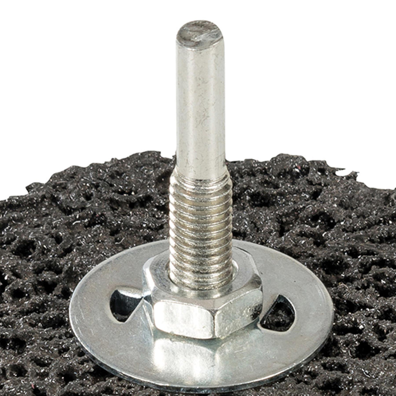 Polycarbide Abrasive Wheel 75mm Silicon Carbide-Coated Nylon Mesh & Alloy Arbor