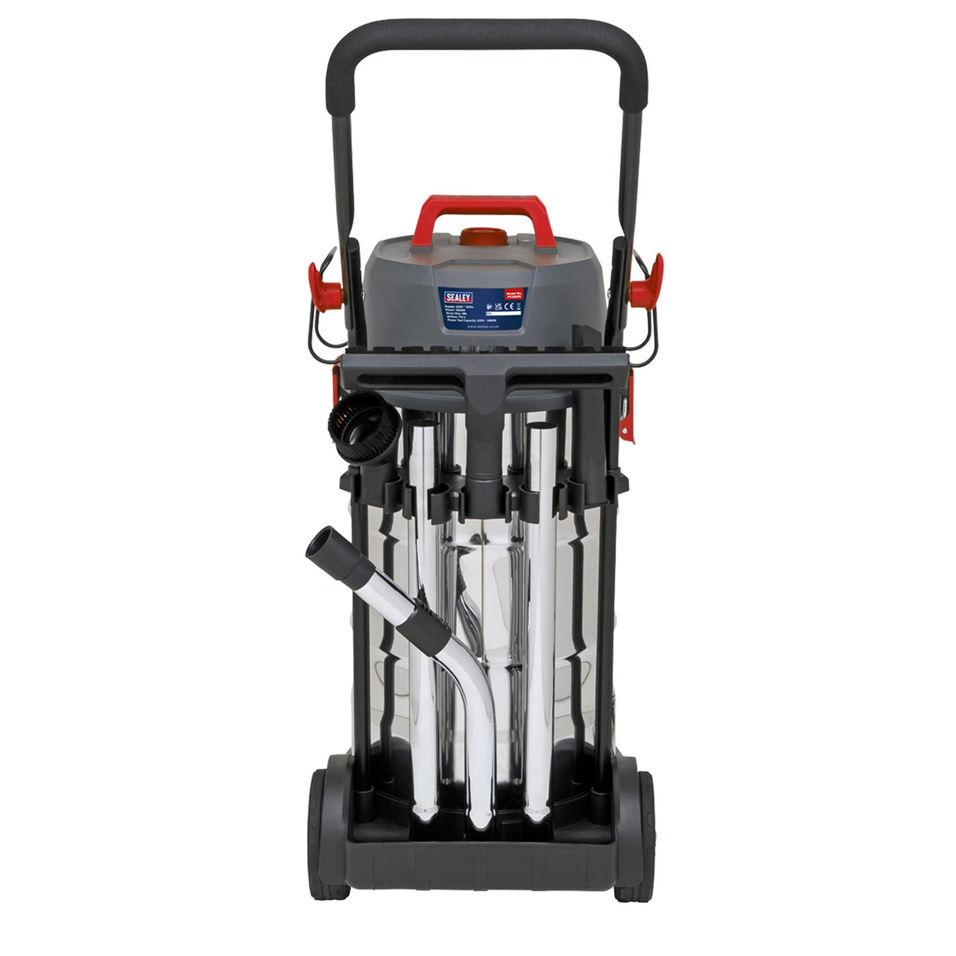 Sealey Vacuum Cleaner Industrial Dust-Free Wet/Dry 38L 1500W/230V