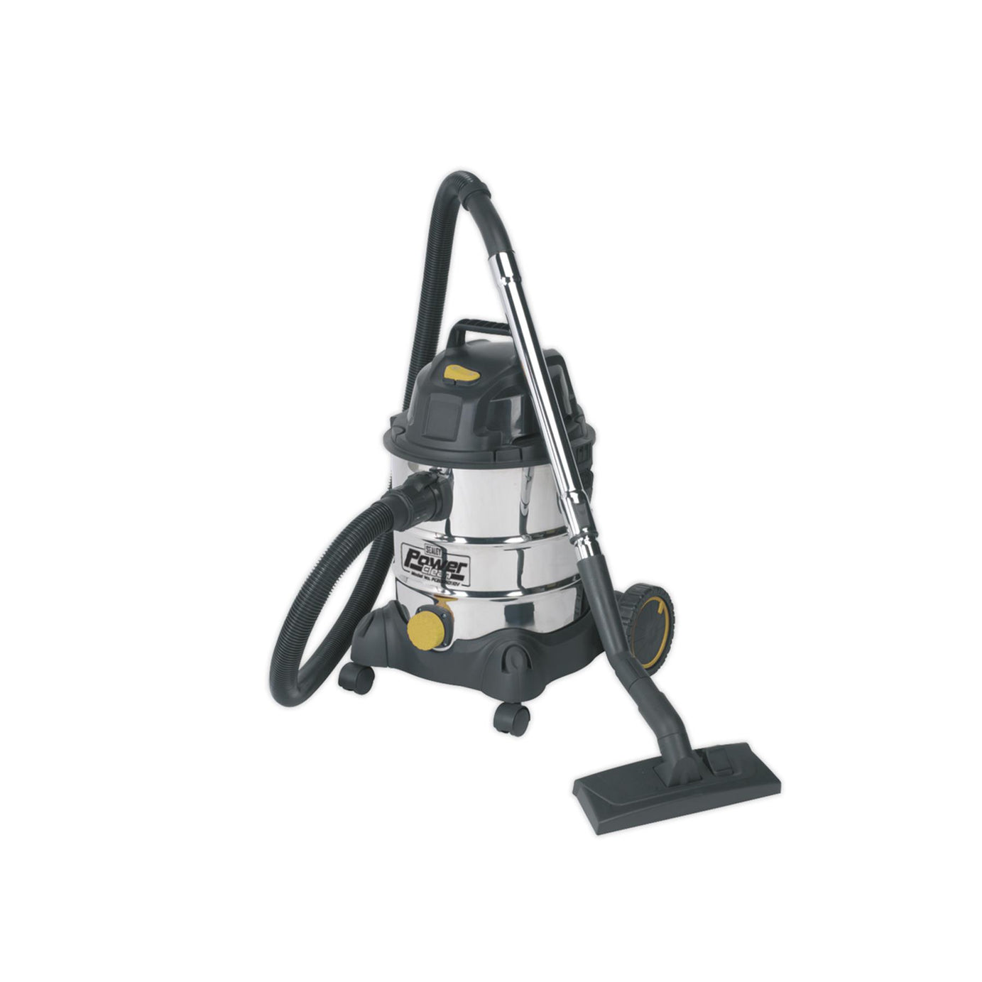 Sealey Vacuum Cleaner Ind Wet & Dry 20L 1250W/110V Stainless Drum