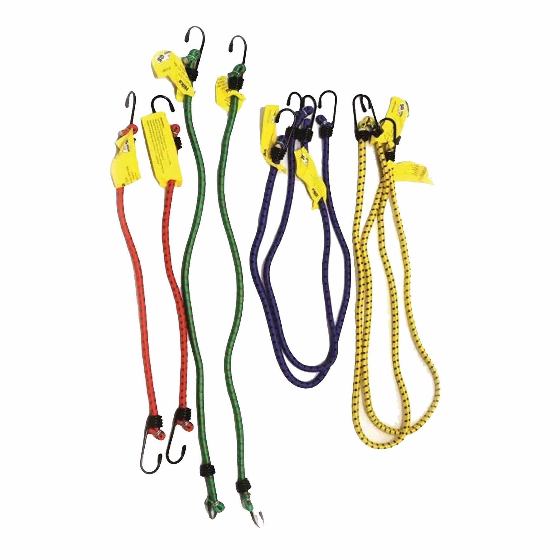 8mm Mixed Bungee Straps Set