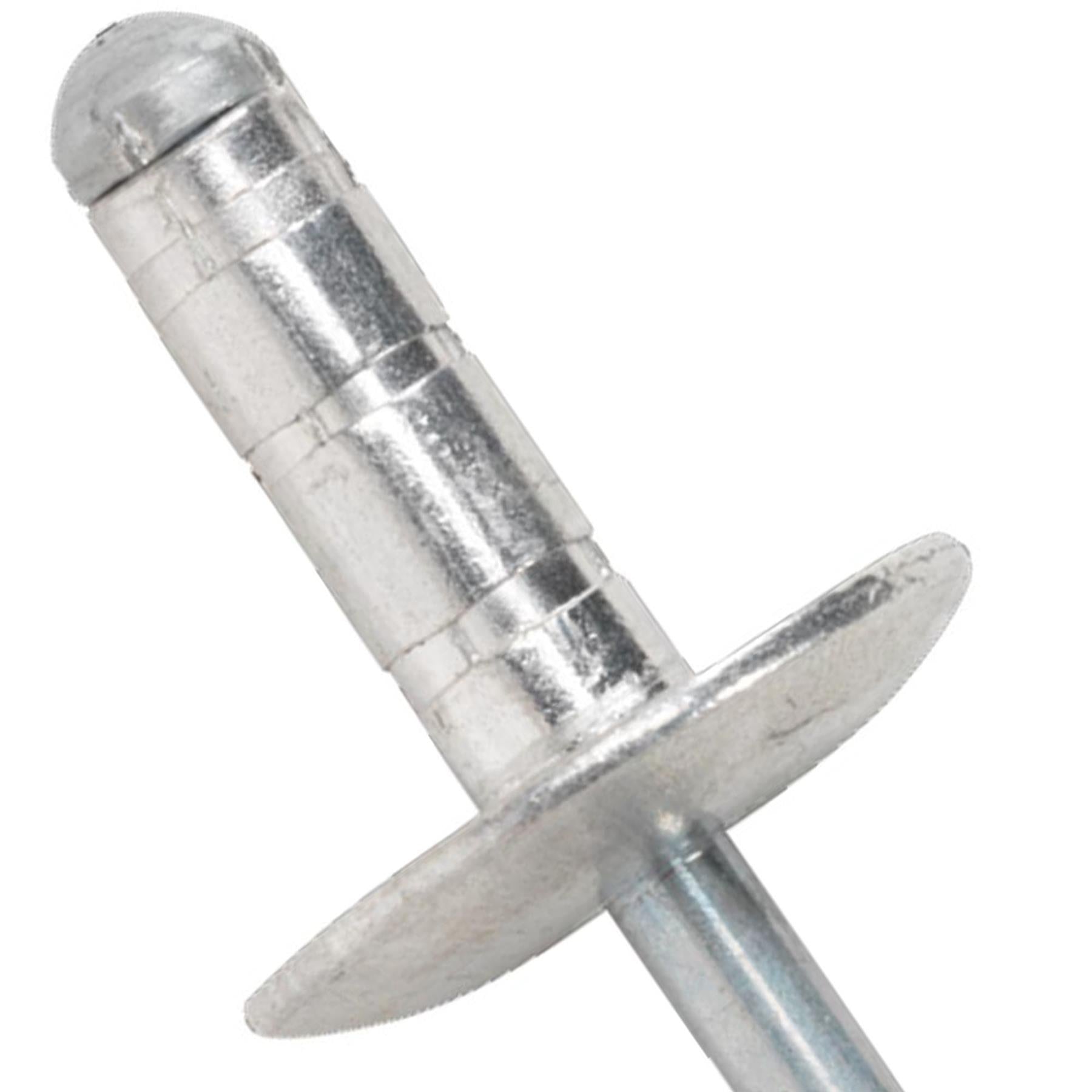 Sealey Aluminium Multi-Grip Rivet Large Flange 4.8 x 13mm Pk of 200