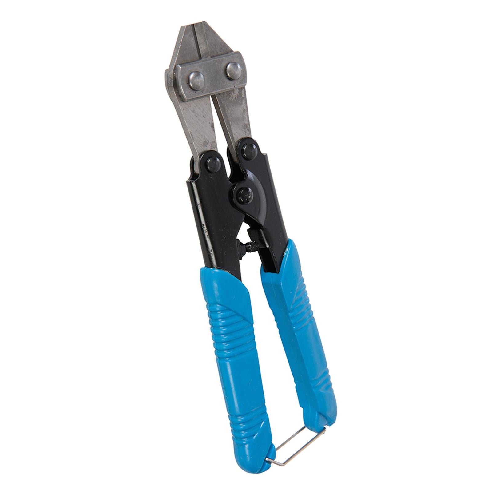 Mini Bolt Cutters 200mm Length - Jaw 5mm Plastic Grips With Handle Lock 8"