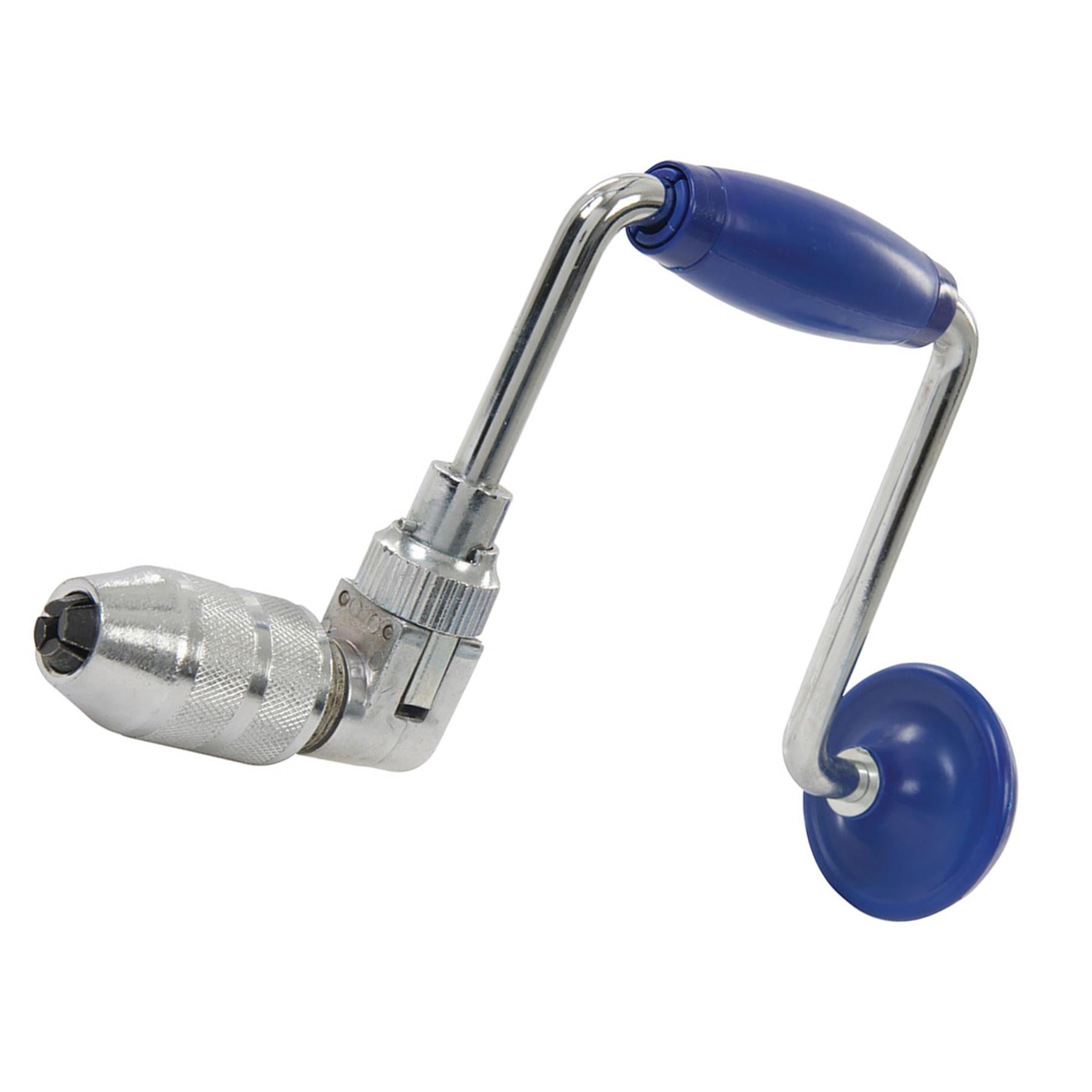Hand Brace Drill 280mm Precision Wood Drilling Woodwork 13mm 4 Jaw Chuck