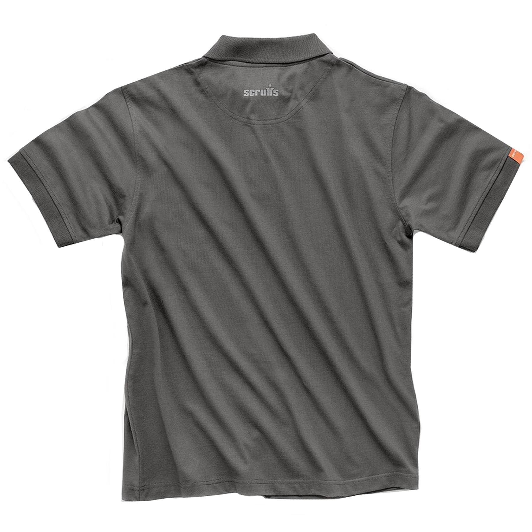 Scruffs Eco Worker Polo Shirt Mens Work Polo Graphite S