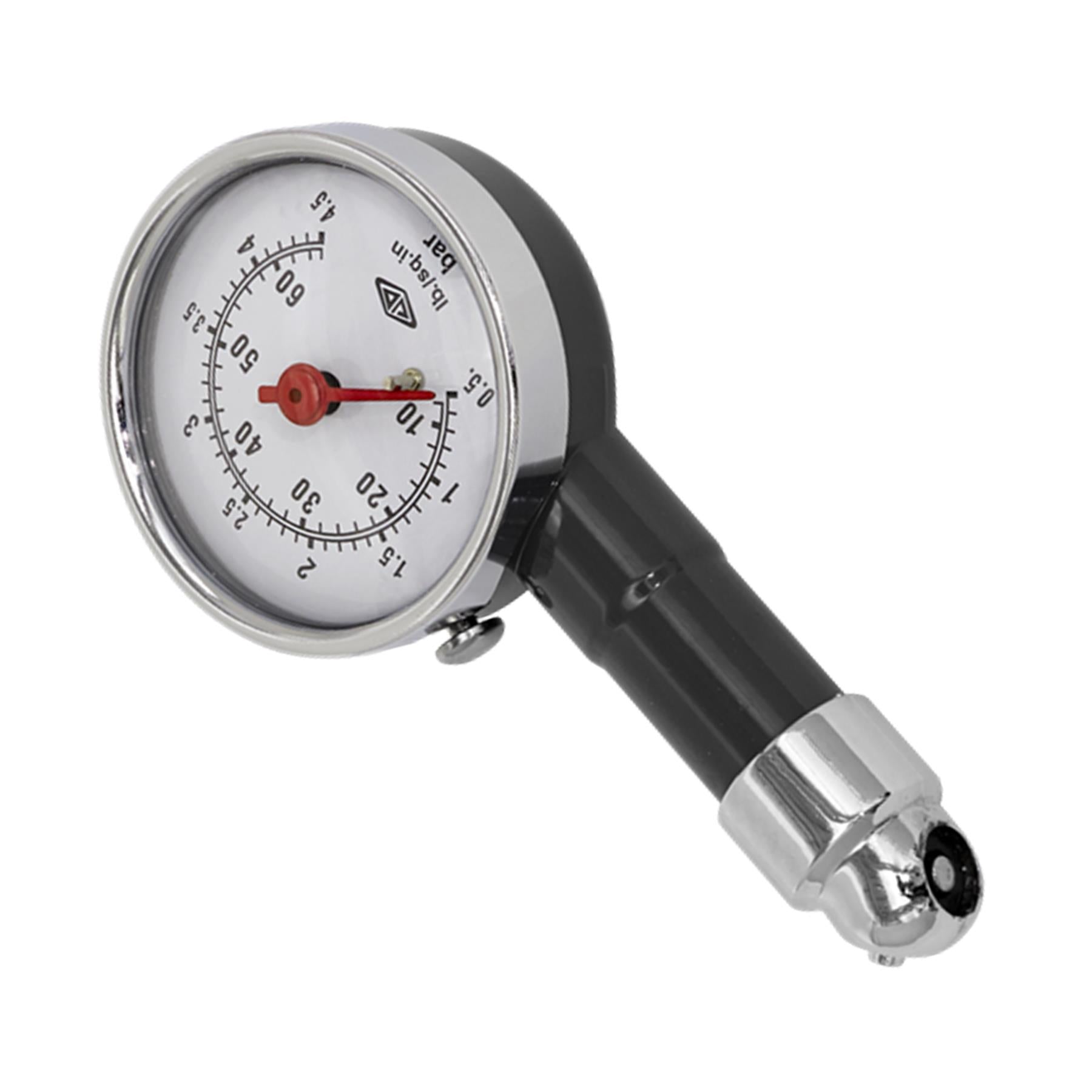 Sealey Tyre Pressure Gauge Dial Type 0-4.5bar(0-60psi)