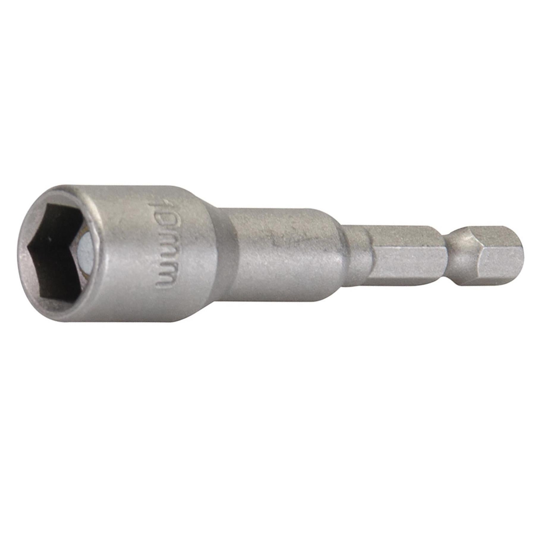 Magnetic Nut Driver 10 X 65mm Adapter Drill Screw 1/4" Hex Shank Chrome Vanadium