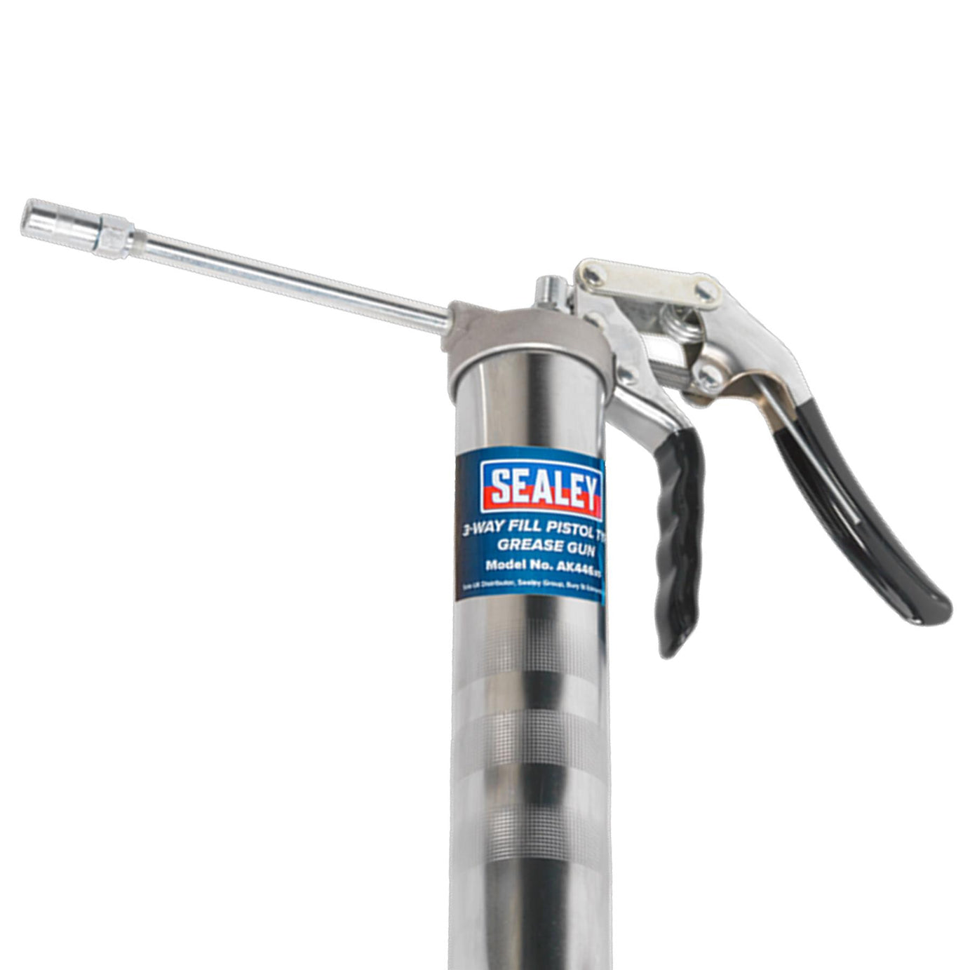 Sealey Pistol Grip Grease Gun Pistol Type Greaser 4500 PSI 3 Way Fill AK446