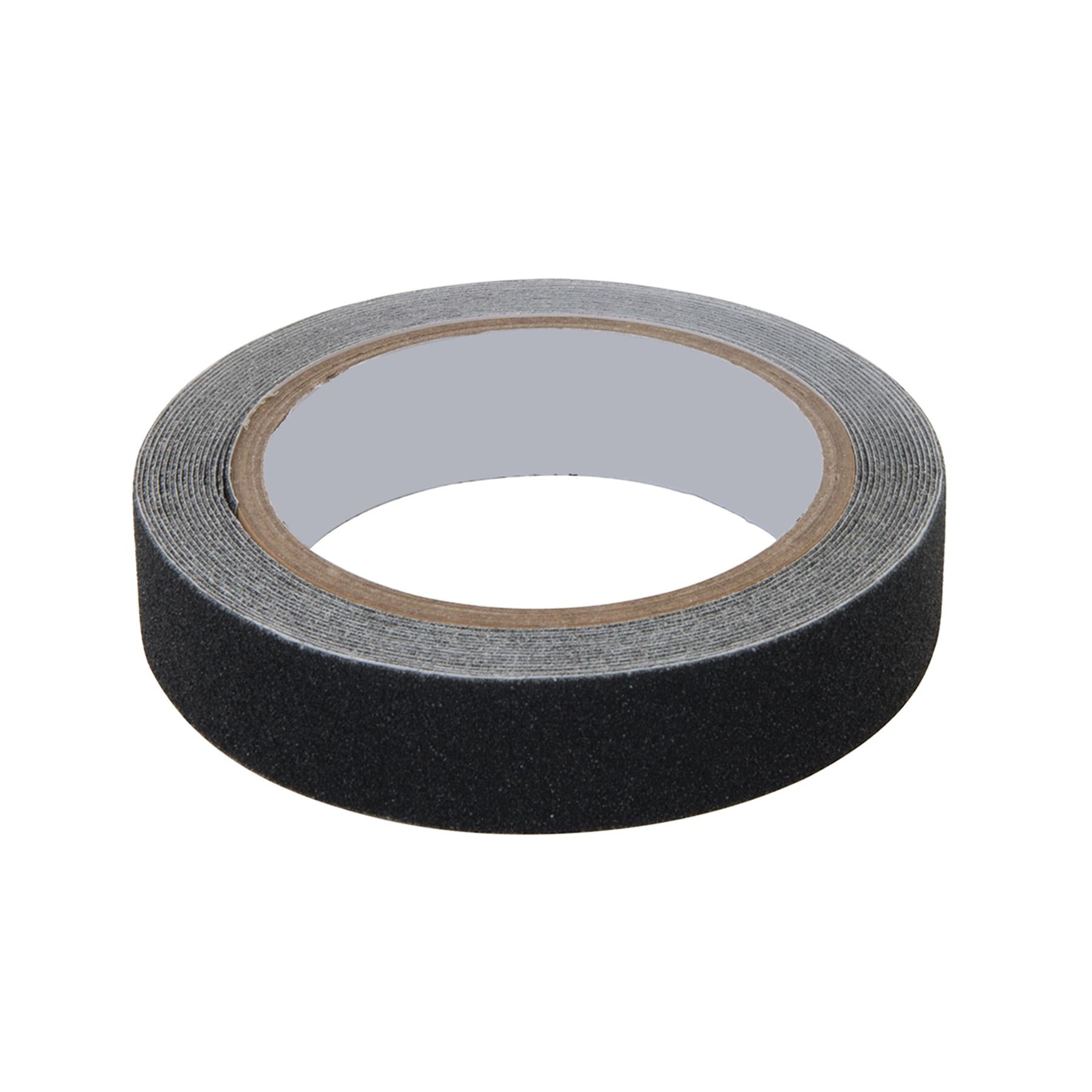 Fixman Anti-Slip Tape 24mm x 5m Black 190274 Sticky Roll Slipery Surfaces Ramps