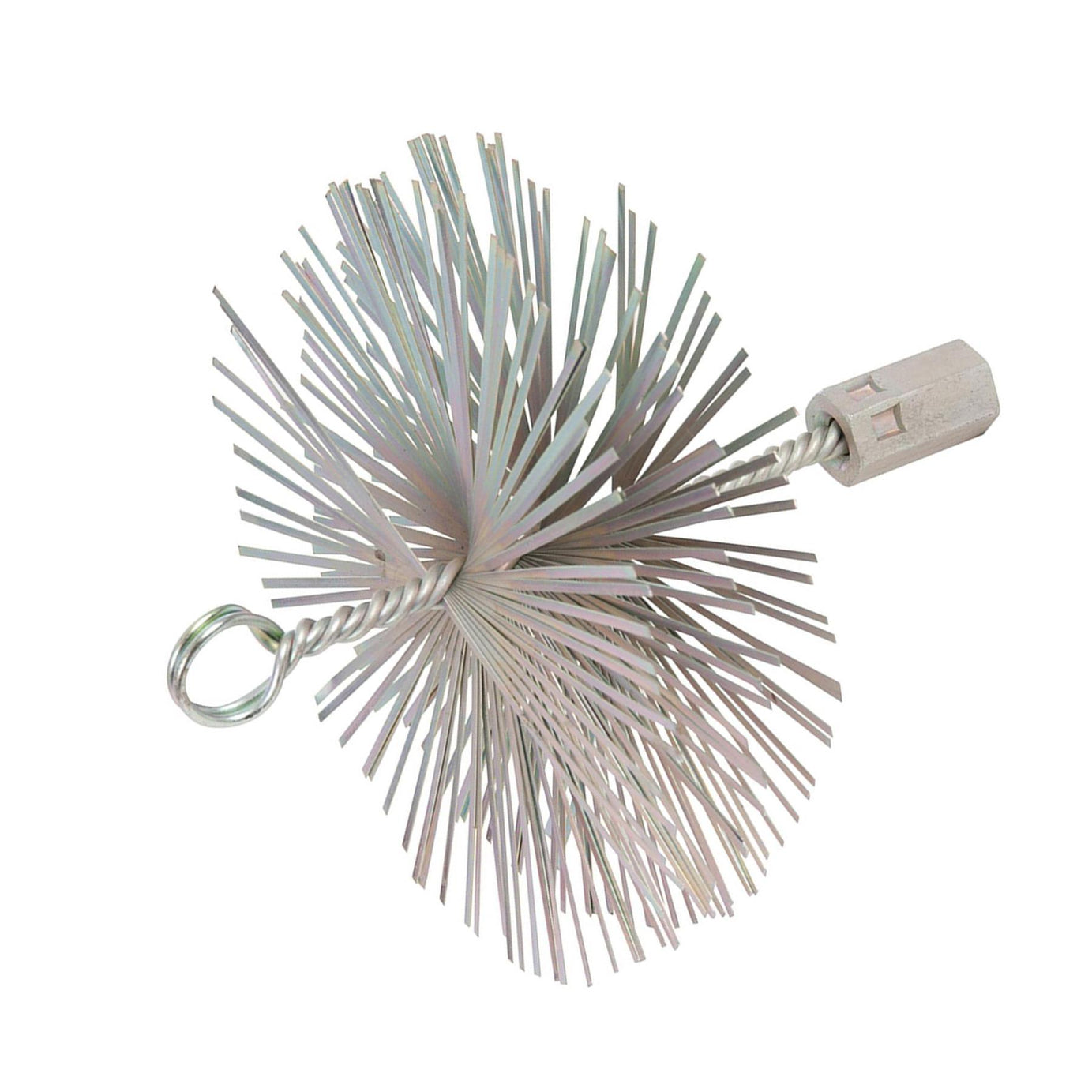 Wire Tube Brush 150mm Ceramic Chimney Chute Flue Cleaning Remove Debris Dirt