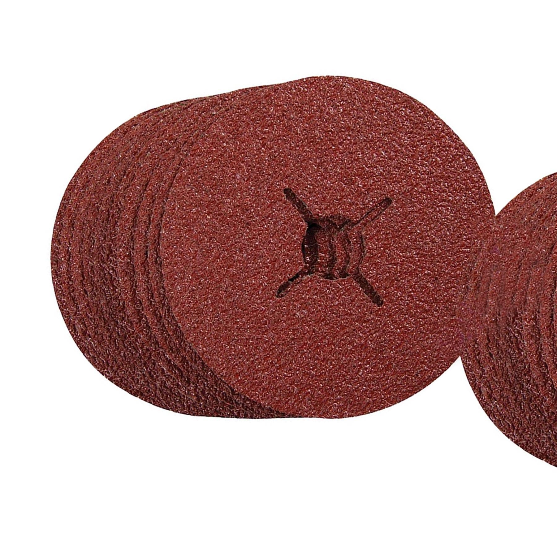 30 Pk Fibre Sanding Sanding Discs 115 X 22.23mm Mix Grit Aluminium Oxide Resin