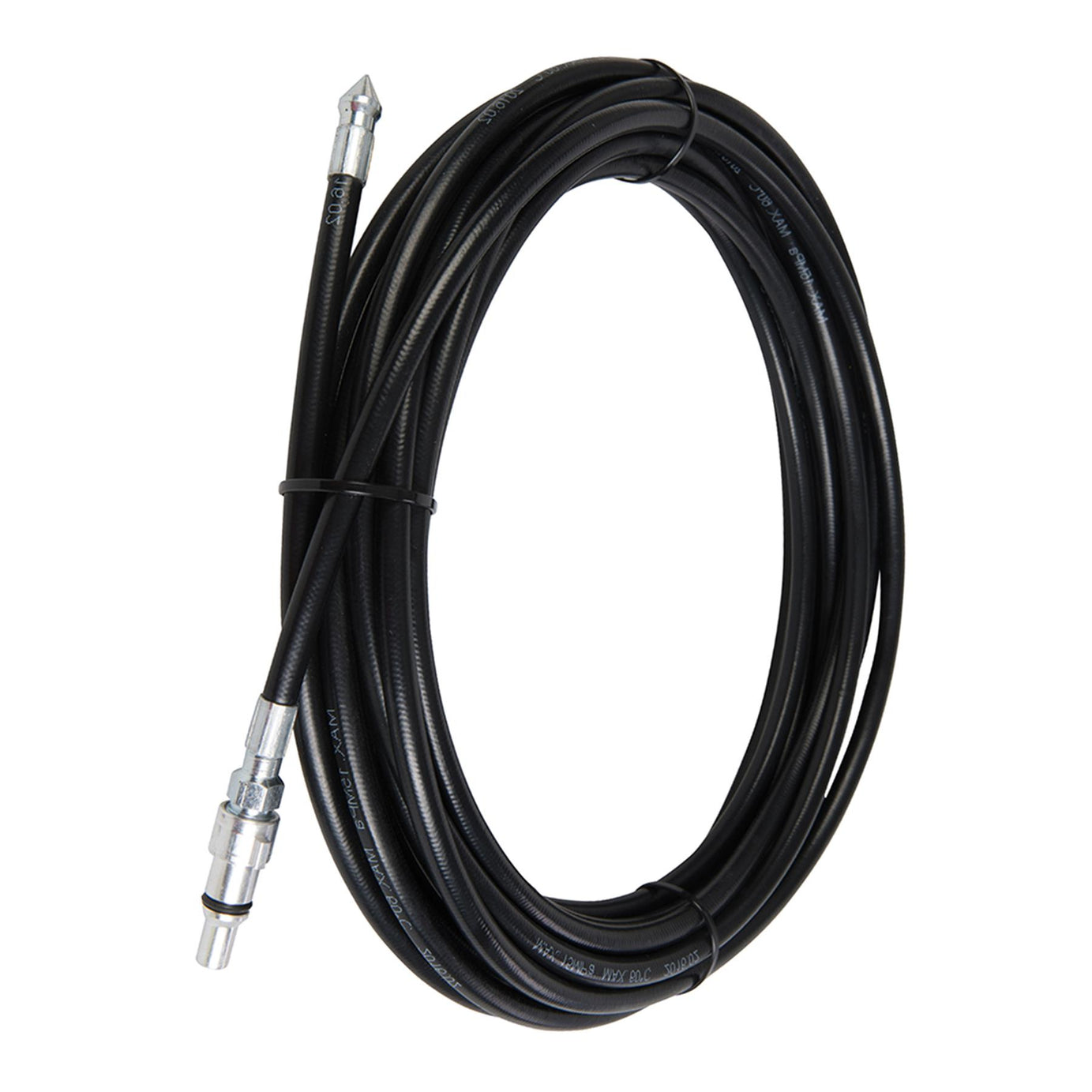 Pipe-Cleaning Hose 10m Tough Polyethylene/PVCHose With Bayonet Connection