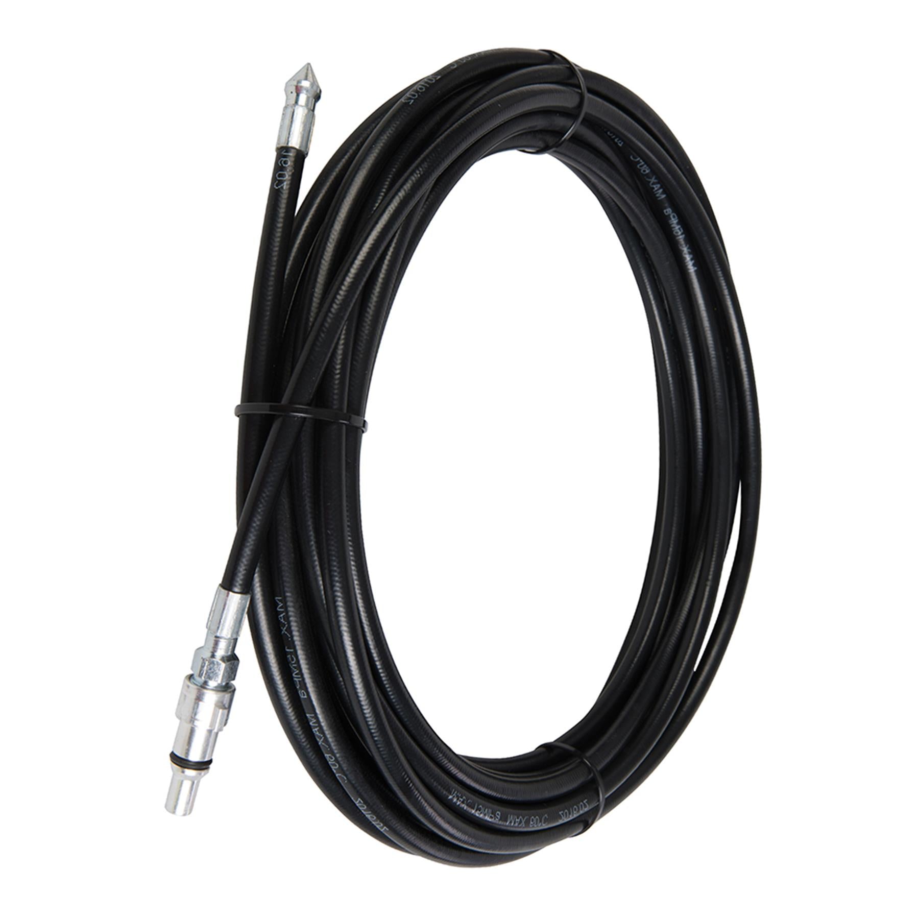 Pipe-Cleaning Hose 10m Tough Polyethylene/PVCHose With Bayonet Connection