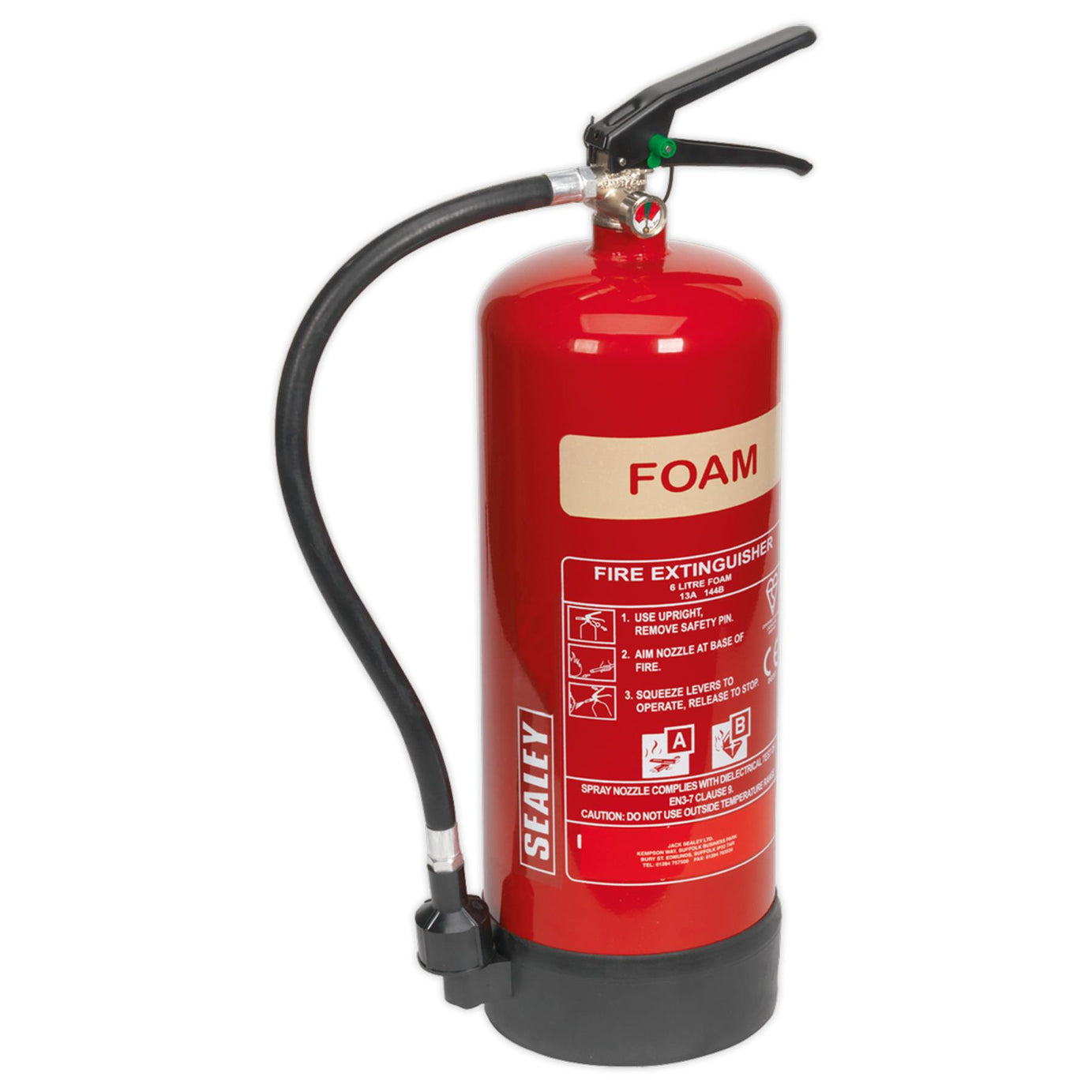 Sealey Fire Extinguisher 6L Foam