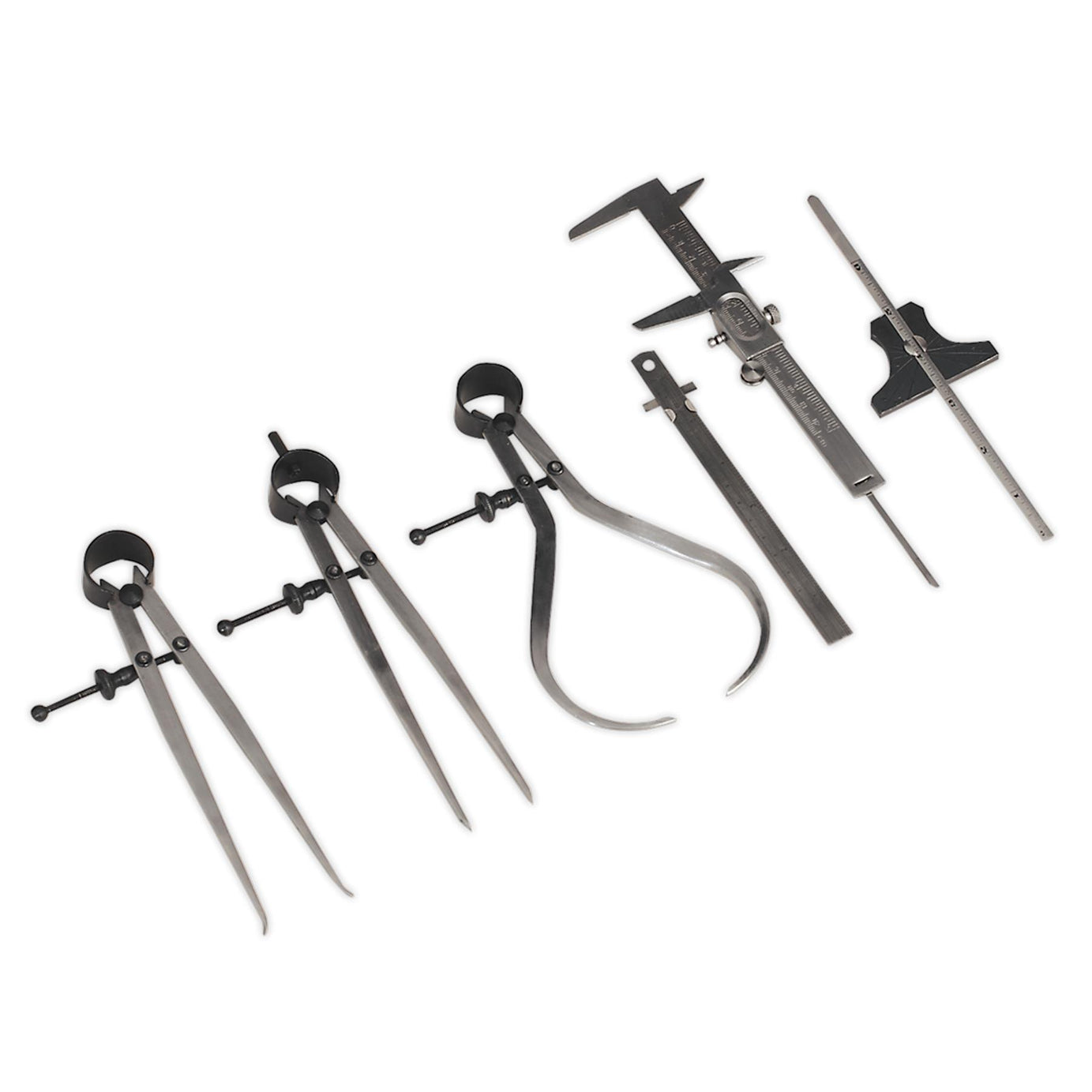 Sealey Measuring Tool Set 6pc Lifetime Guarantee AK10000