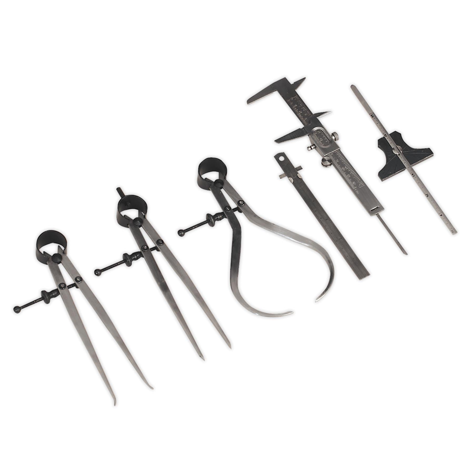 Sealey Measuring Tool Set 6pc Lifetime Guarantee AK10000