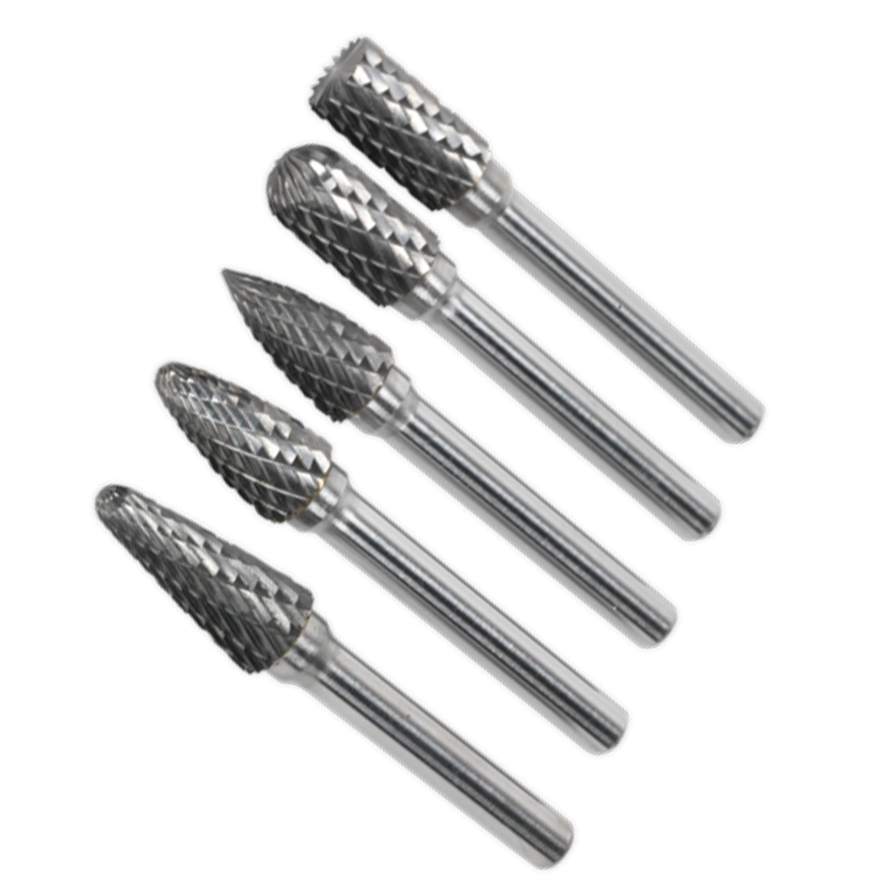 Sealey Tungsten Carbide Rotary Burr Set 5pc