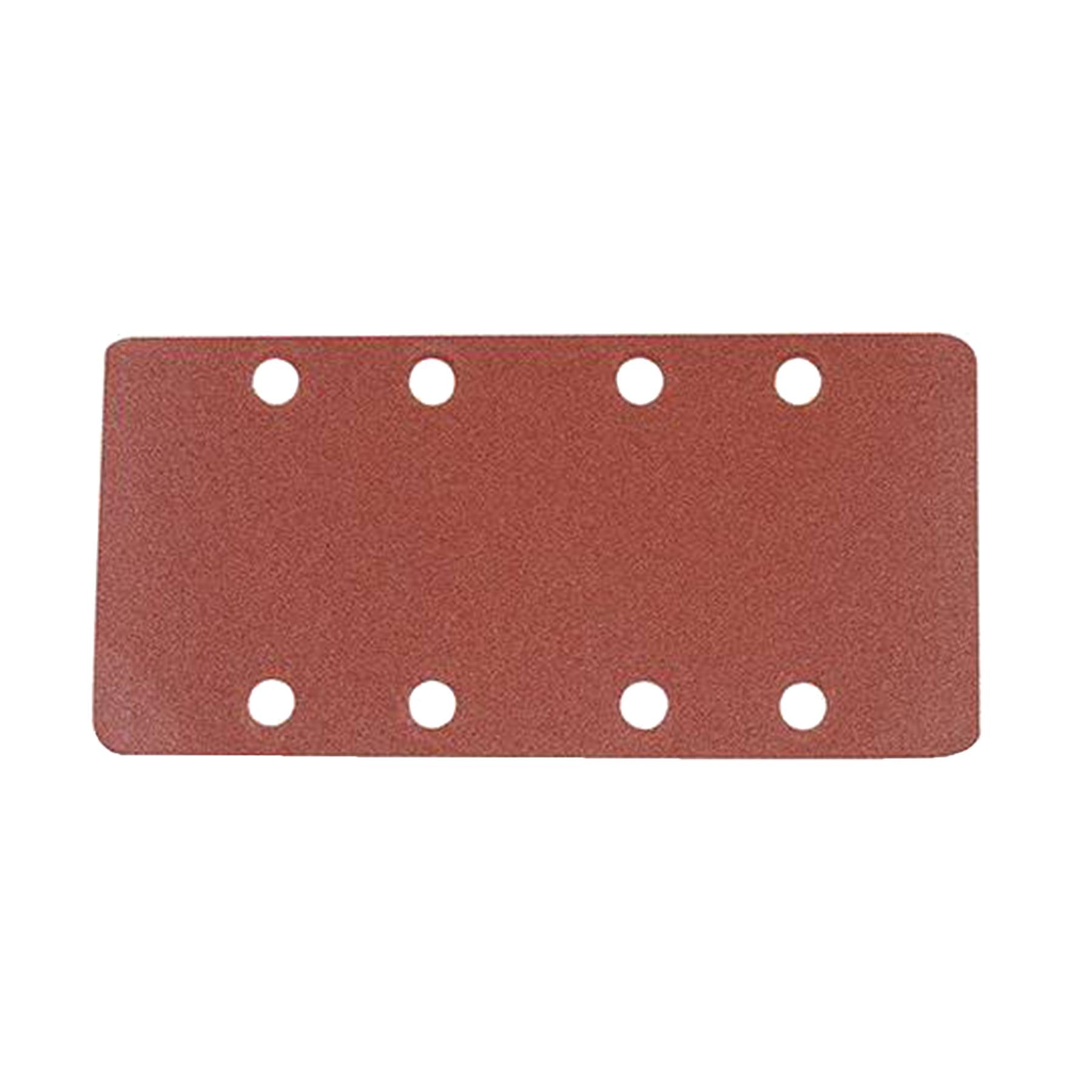 20 x 1/3 Punched Sanding Sheets, 93 x 190mm Sandpaper Pads Sander Hook and Loop 120 Grit