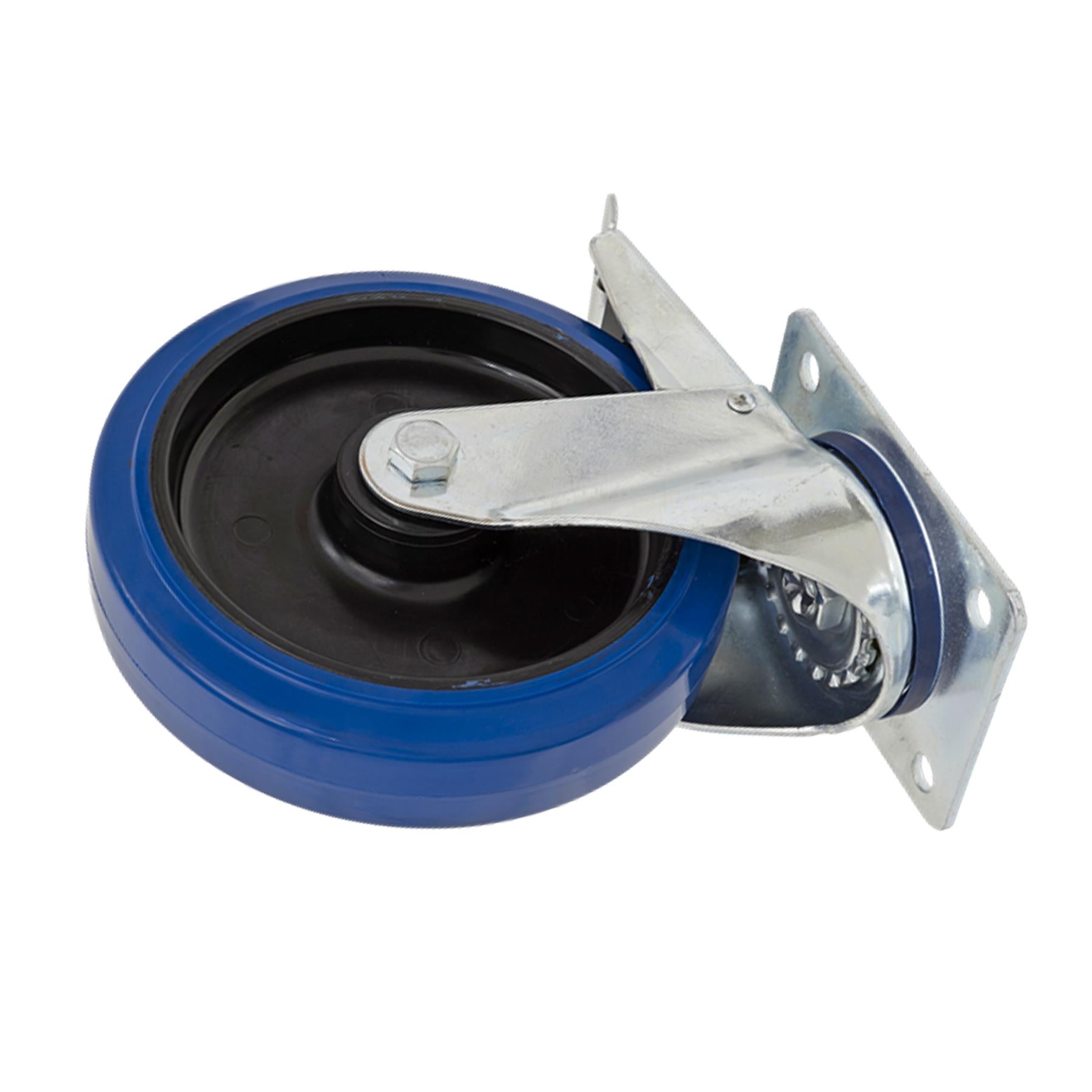 Sealey Heavy-Duty Rub Castor Wheel Swivel with Total Lock 200mm