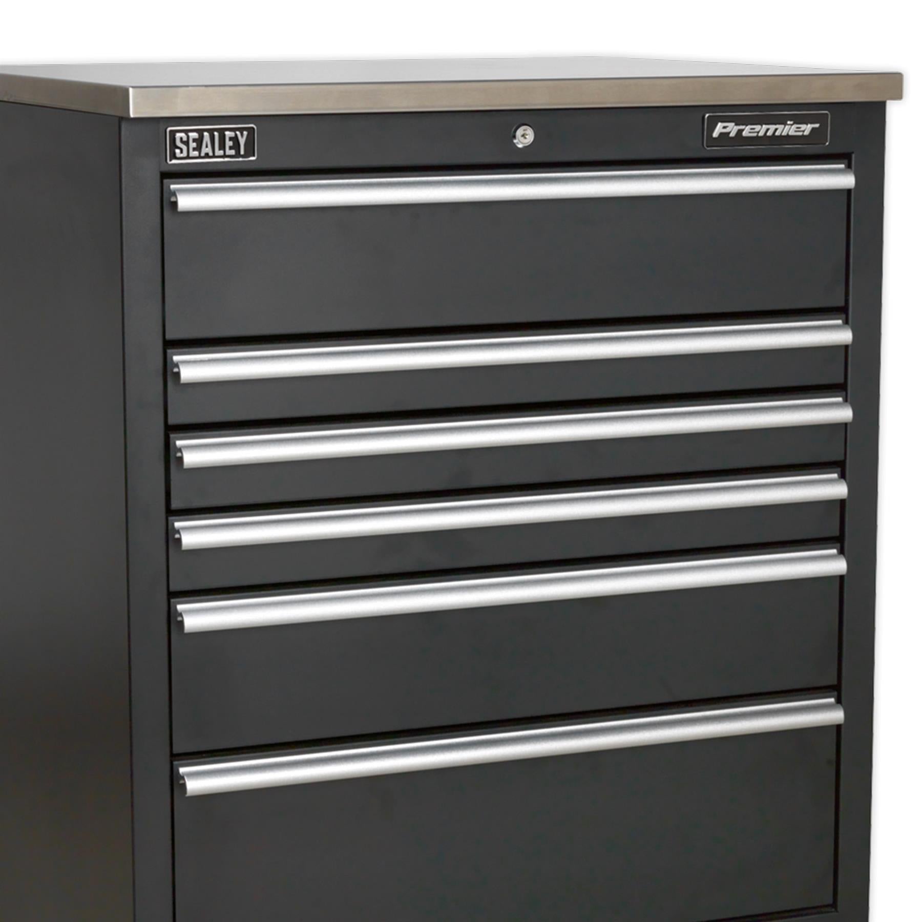 Sealey Modular Floor Cabinet 6 Drawer 775mm Heavy-Duty