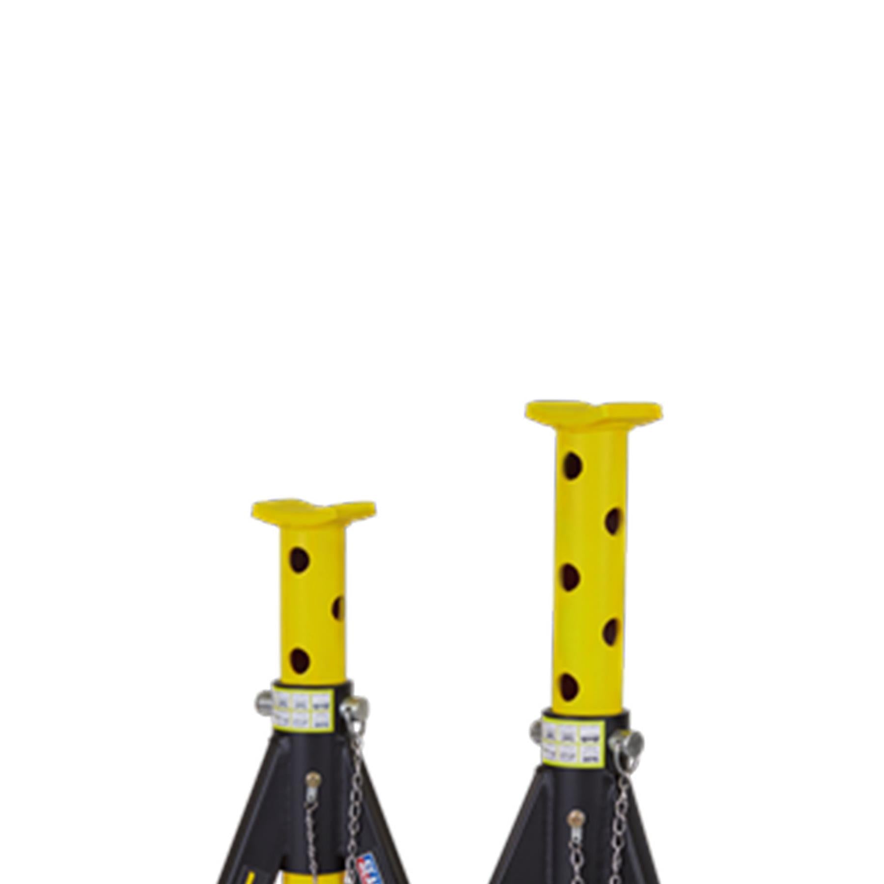 Sealey Axle Stands (Pair) 6tonne Capacity per Stand - Yellow