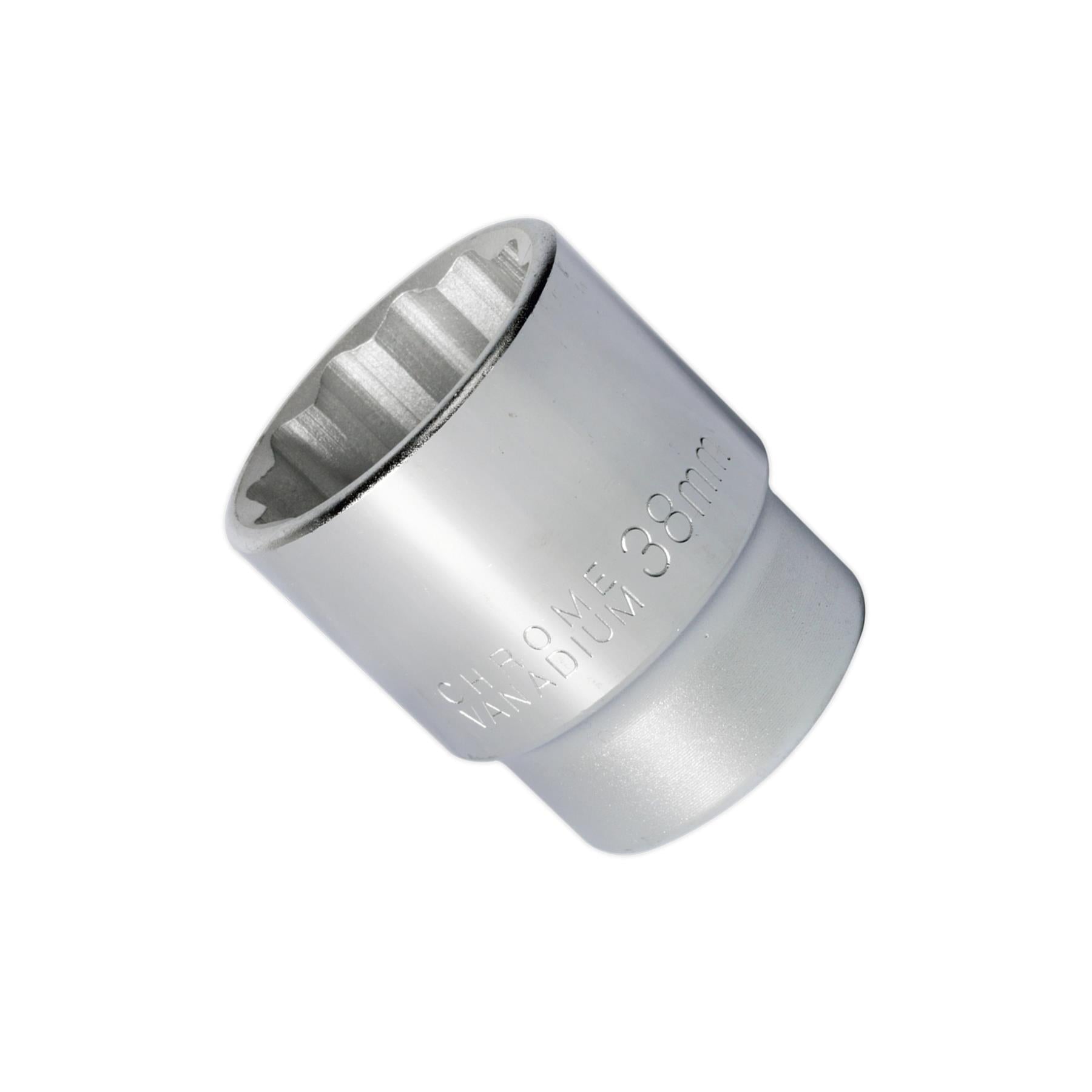 Sealey WallDrive Socket 38mm 3/4"Sq Drive