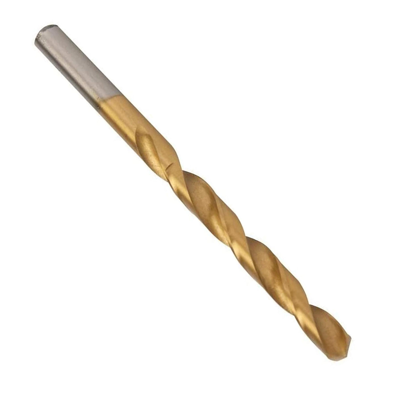 Hss Titanium-Coated Drill Bits 8.0mm Durable High Speed Metal Wood Plastic