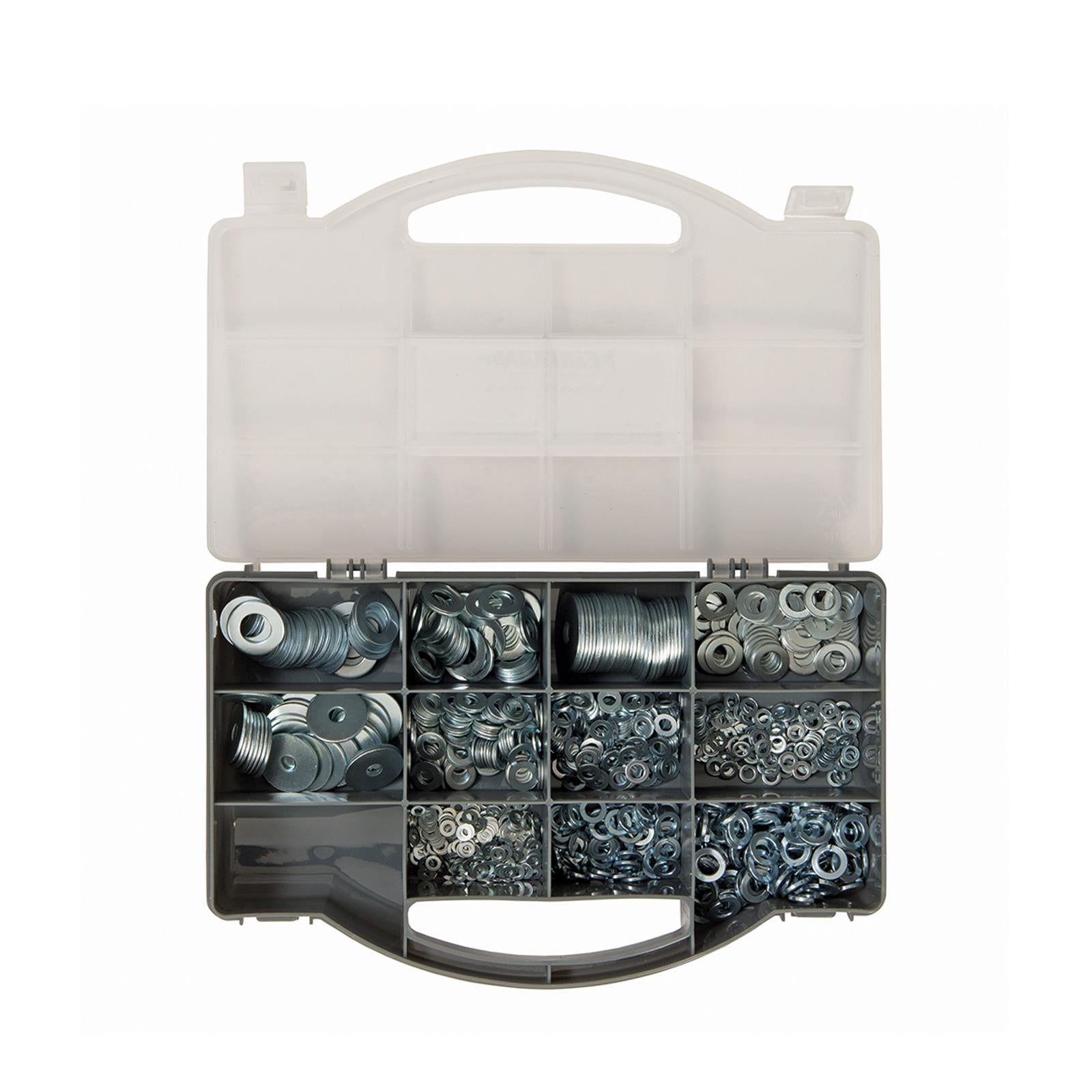 1000Pce Washers Assortment Pack Repair Fix Mudguard Building Corrosion Resistant