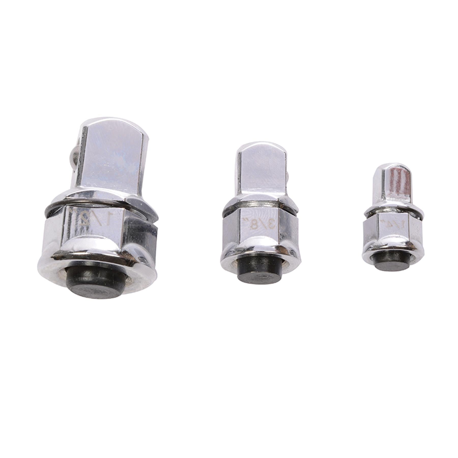 3Pce Ratchet Spanner Adaptor Set Converts Ratchet Spanners Into Ratchets