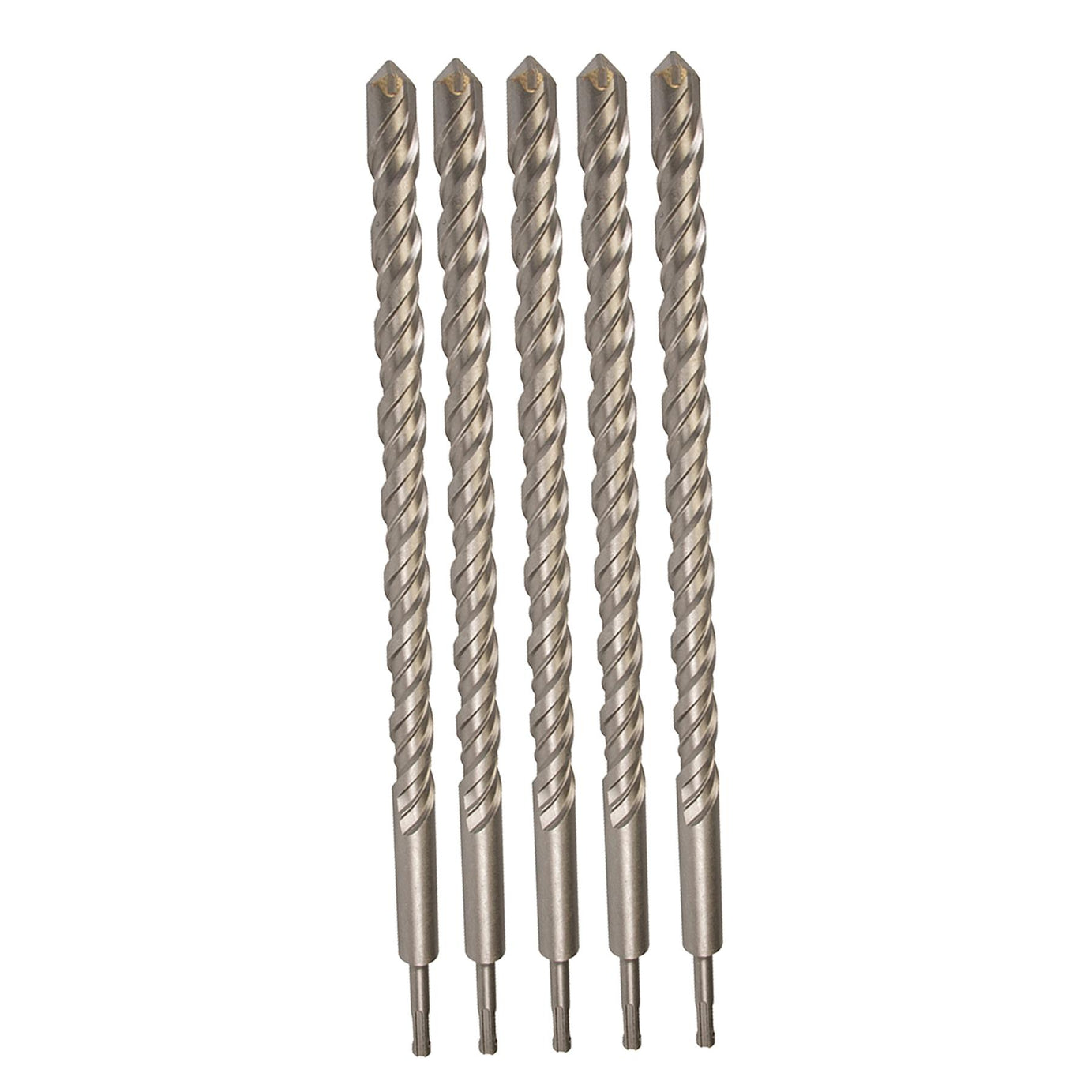 5 x SDS+ PLUS MASONRY DRILL BIT 25 x 460mm, TUNGSTEN CARBIDE TIP, FOR STONE CONCRETE BRICK
