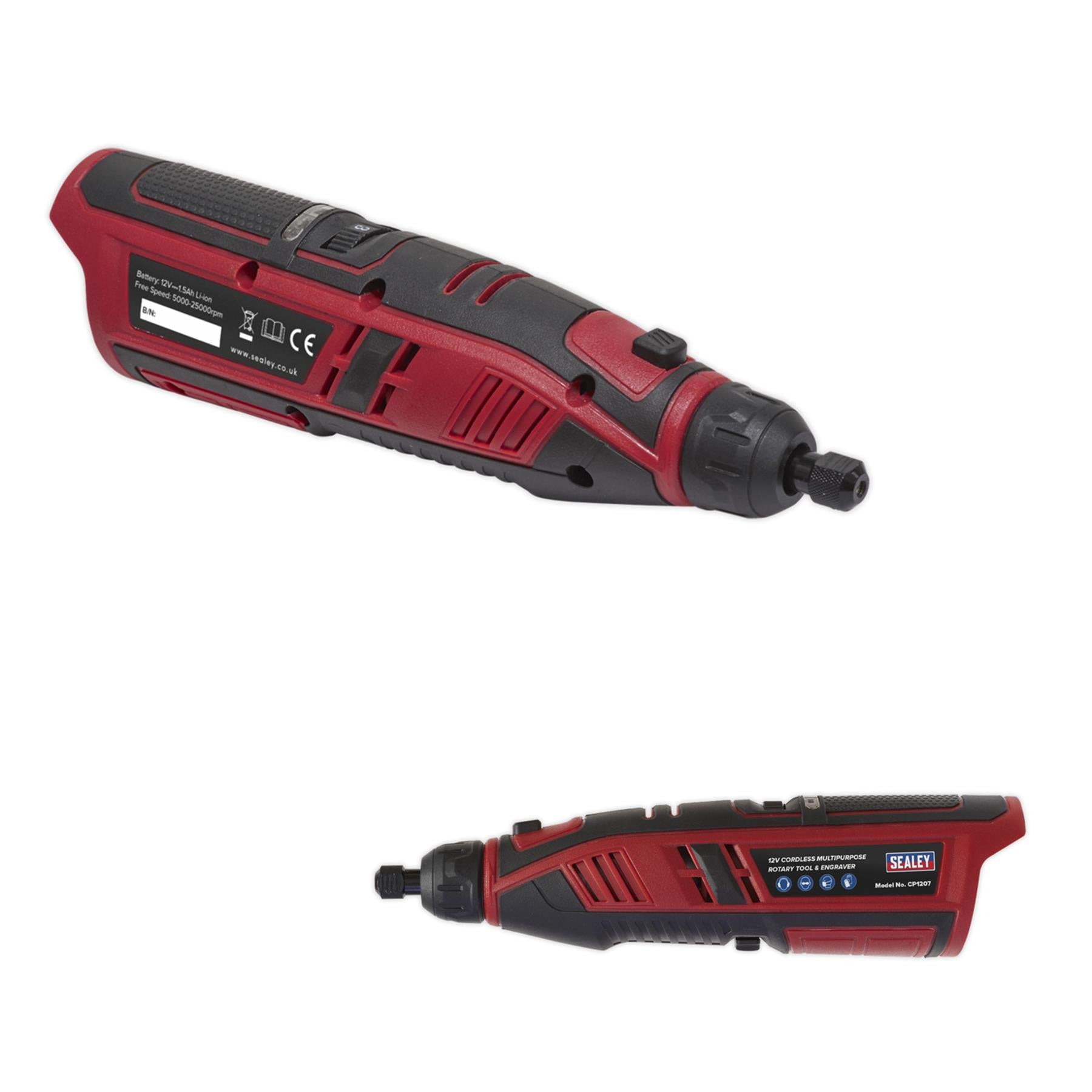 Sealey Cordless Multipurpose Rotary Tool & Engraver Kit 49pc 12V Li