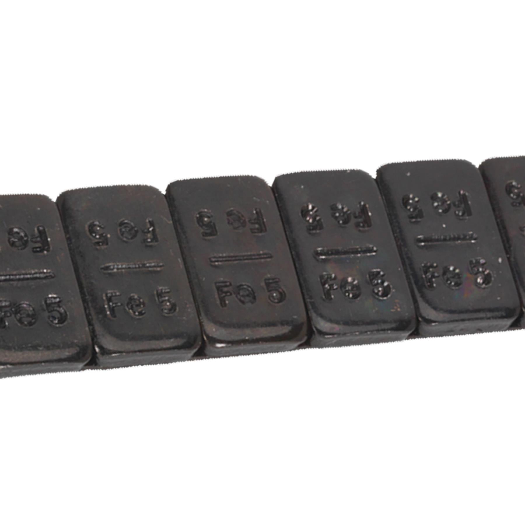 Wheel Weight 5g Adhesive Zinc Plated Steel Black Pk of 50x12 Sealey