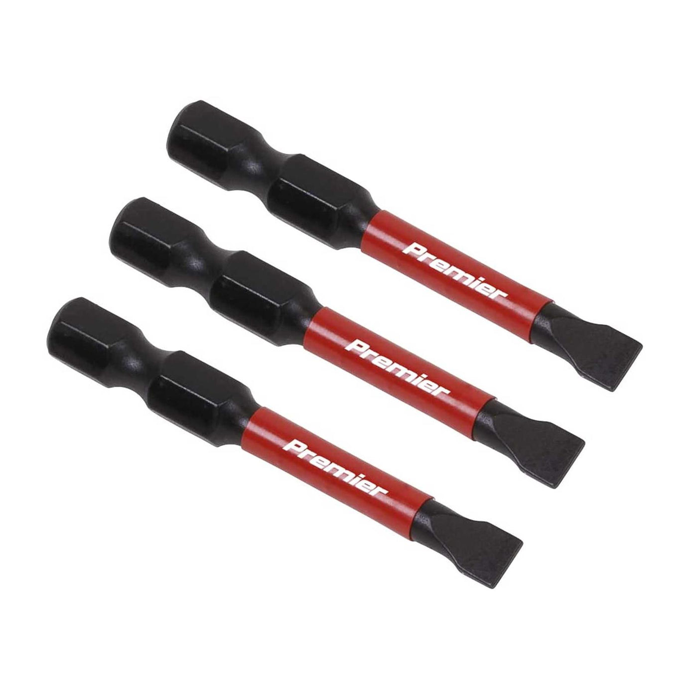 Slotted 5.5mm Impact Power Tool Bits 50mm - 3pc