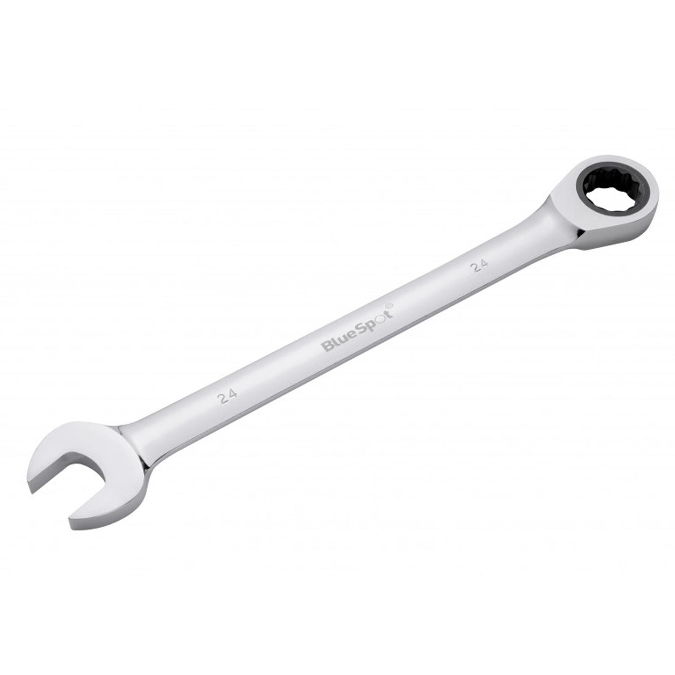 Blue Spot Fixed head Ratchet Spanner Combination Ring open end Wrench 24mm