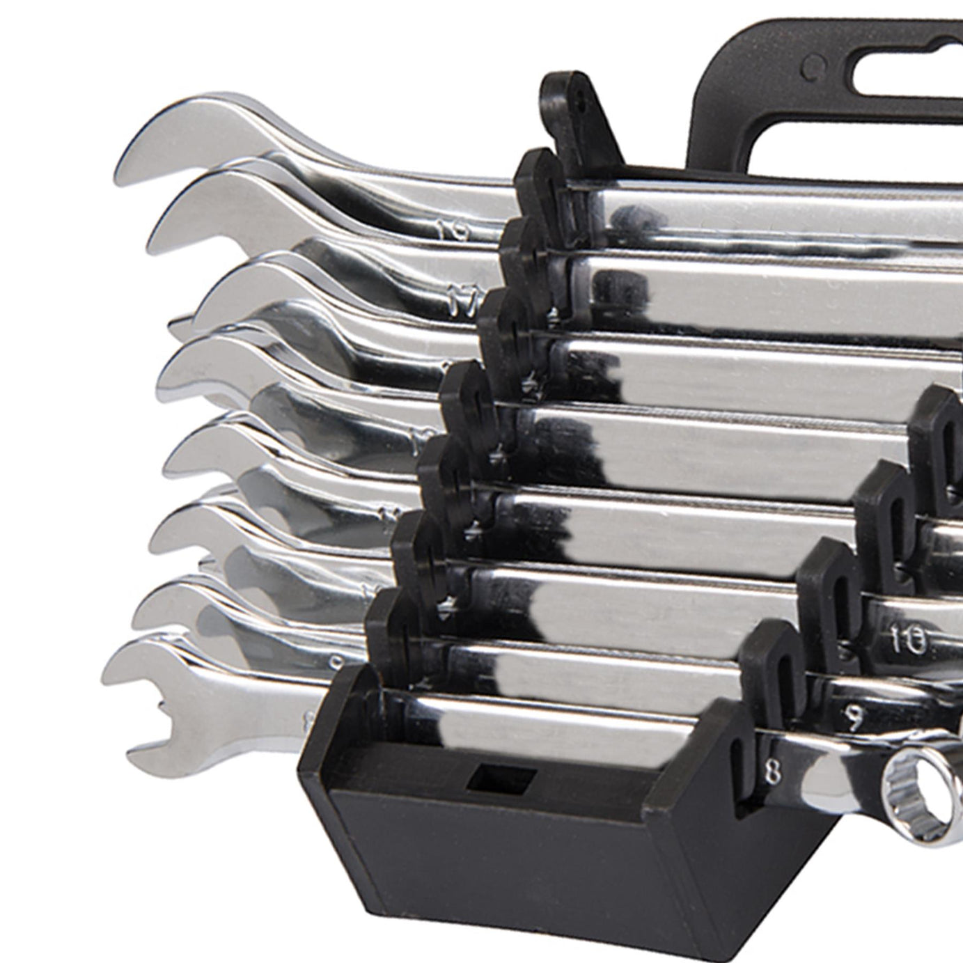 8Pce Combination Spanner Set Display Box Pack Of 6 Open And Bi-Hexagonal Ends