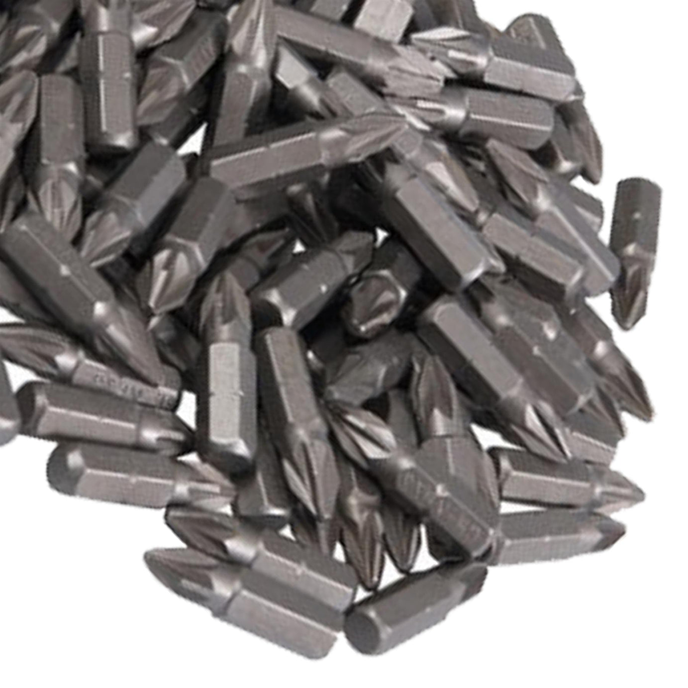PH2 Phillips Screwdriver Bits CRV Chrome Vanadium Steel 1/4" Hex Drive 100Pcs