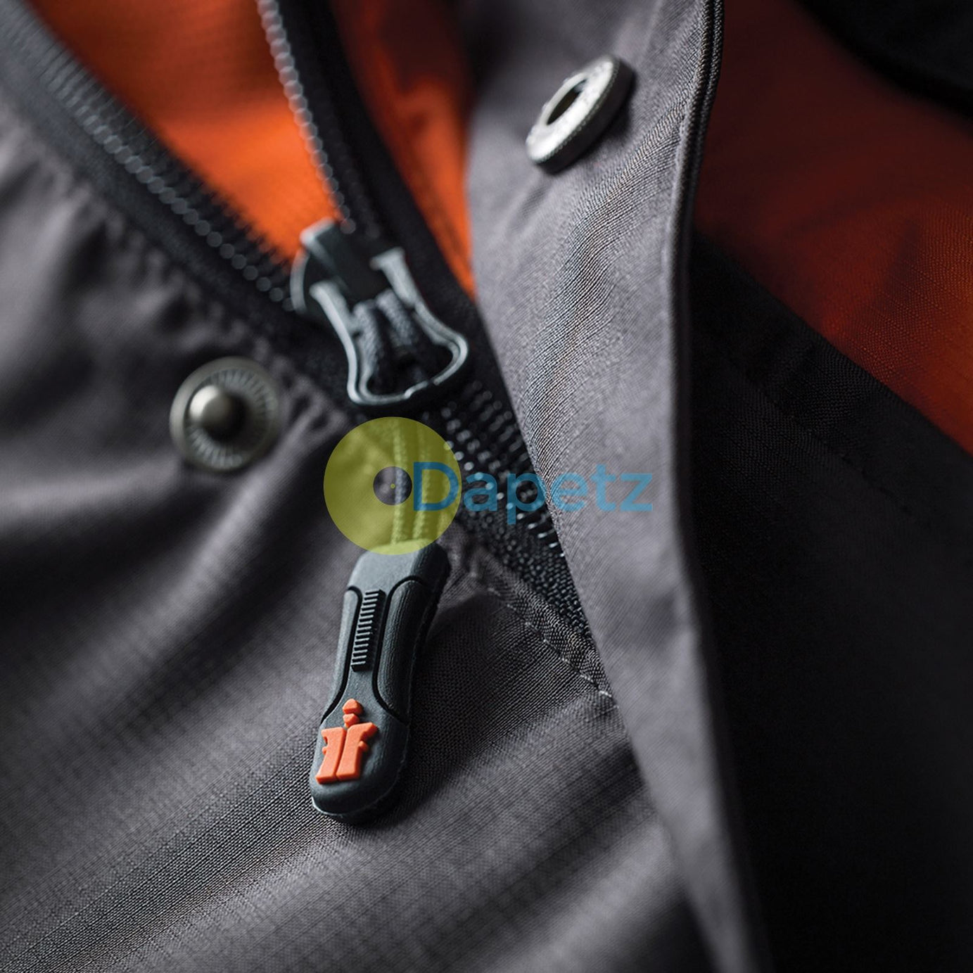 Worker Jacket All Weather Waterproof Jacket Hardwearing Nylon Fabric CharcoalXXL