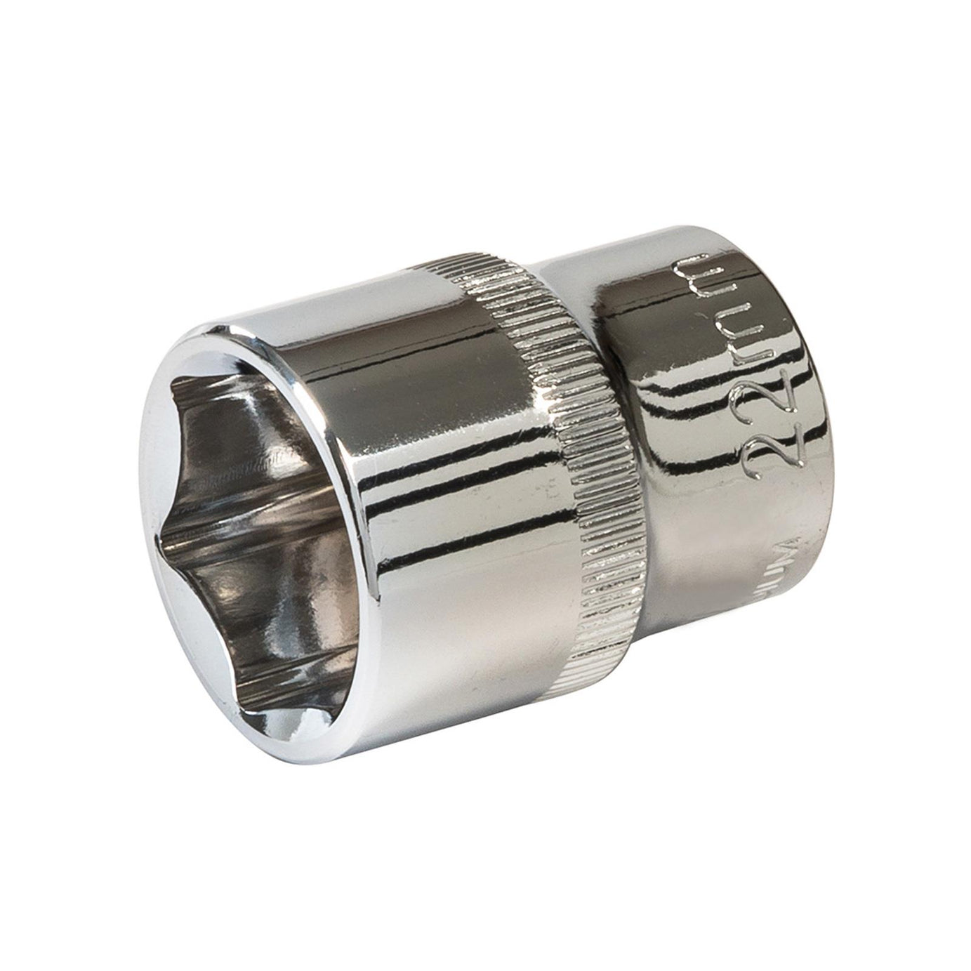 Socket 1/2" Drive Metric Hex Square 22mm Individual Hex Polished Crv Quality