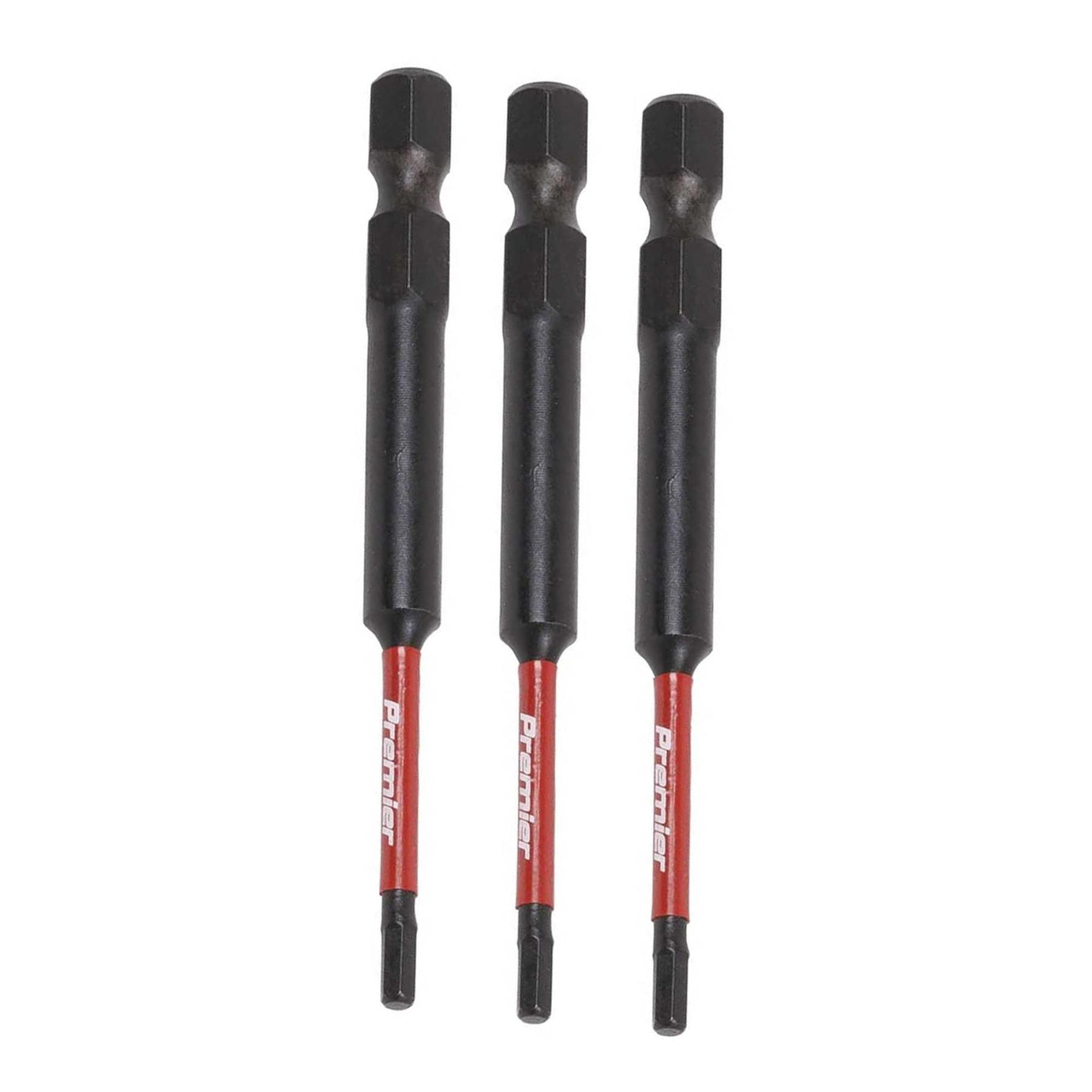 Hex 2.5mm Impact Power Tool Bits 75mm - 3pc