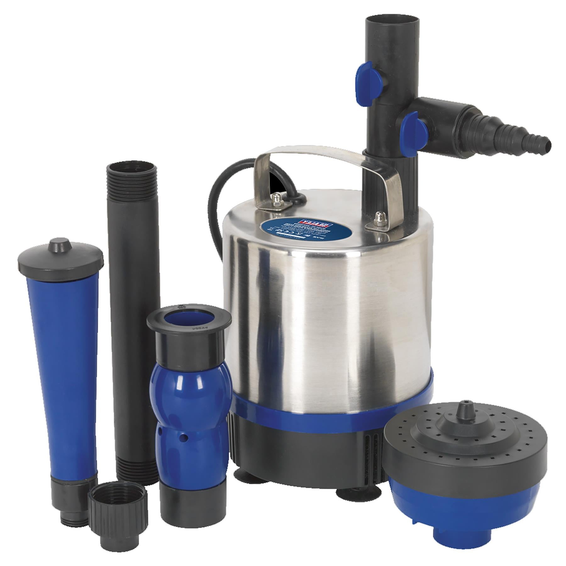 Submersible Pond Pump Stainless Steel 3000L/hr 230V Sealey