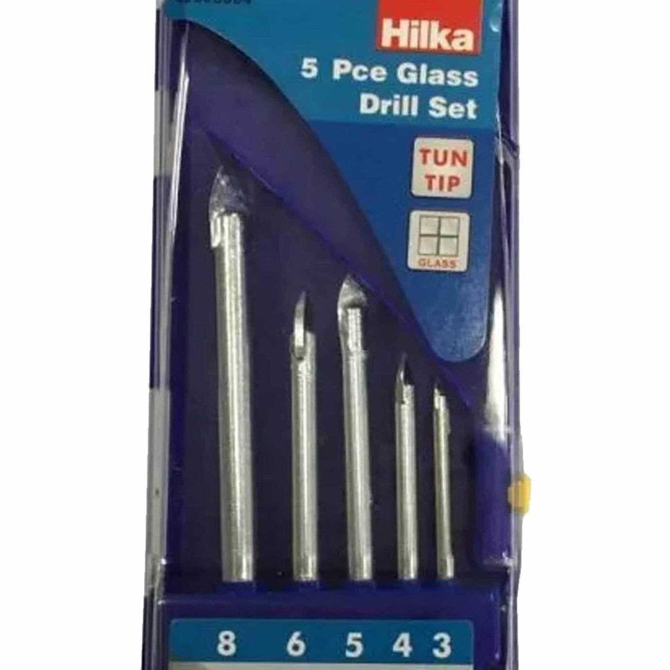 5Pcs Multifunctional Drill Bits Ceramic Wall Glass Punching Hole Working Set