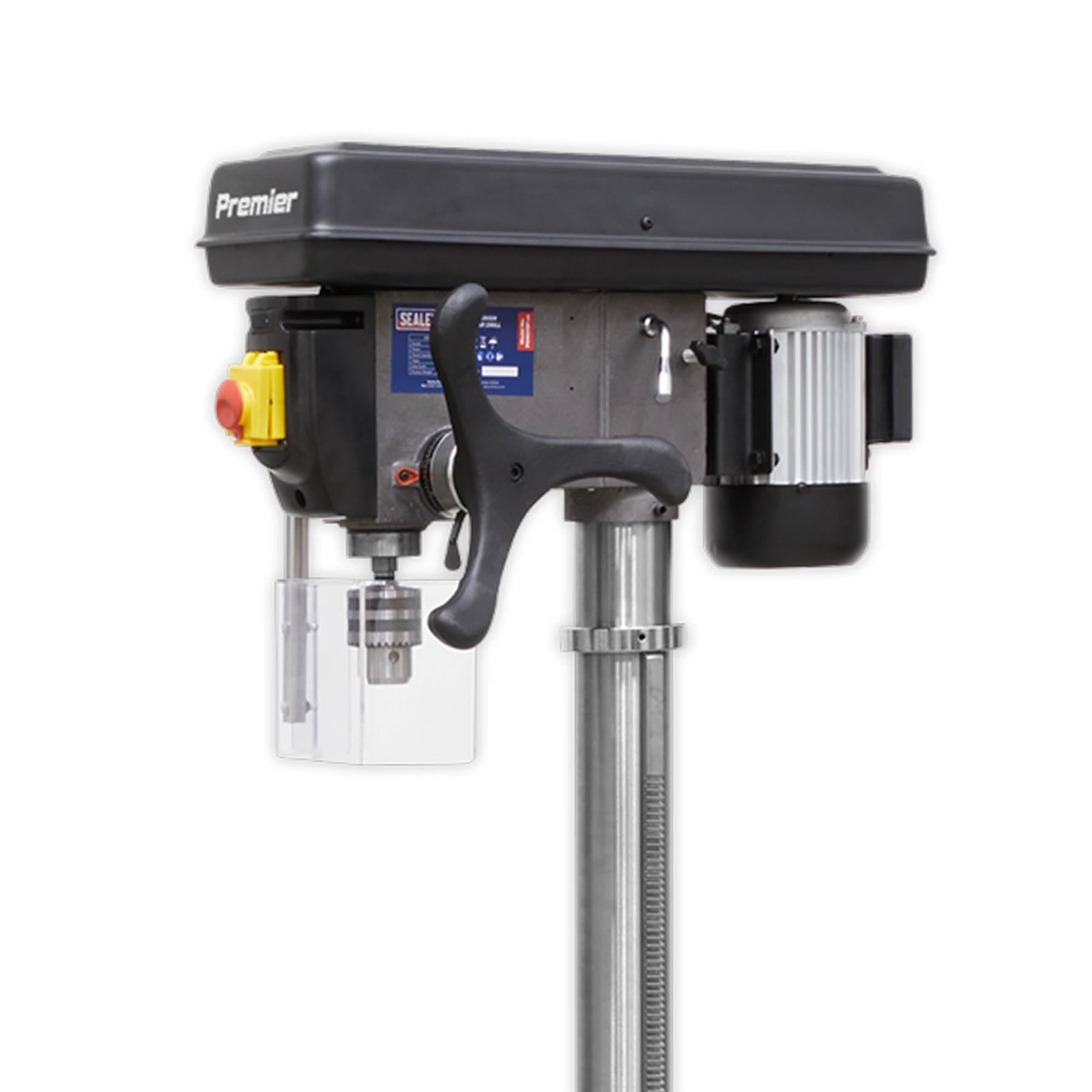 Sealey Pillar Drill Floor 16-Speed 1610mm Height 230V Garage Workshop DIY