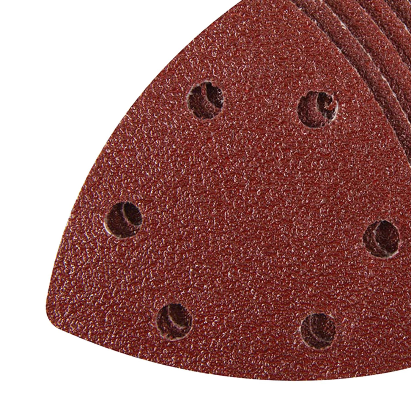 40Pk Triangle Sanding Sheets 90mm 60 80 120 240 Grit Hook & Loop Aluminium Oxide