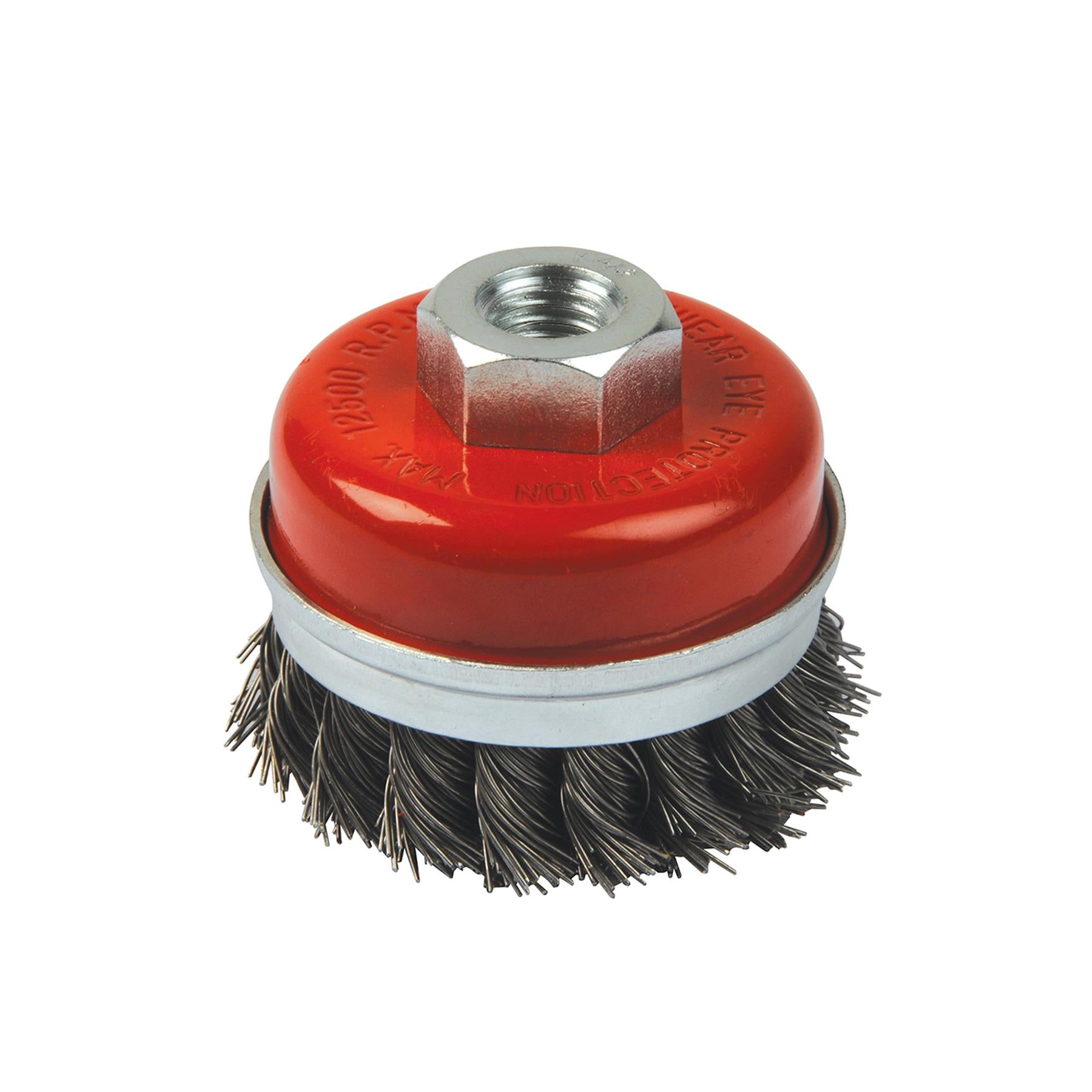 Steel Twist-Knot Cup 80mm Abrasive Grinding Paint Rust Removal DIY New