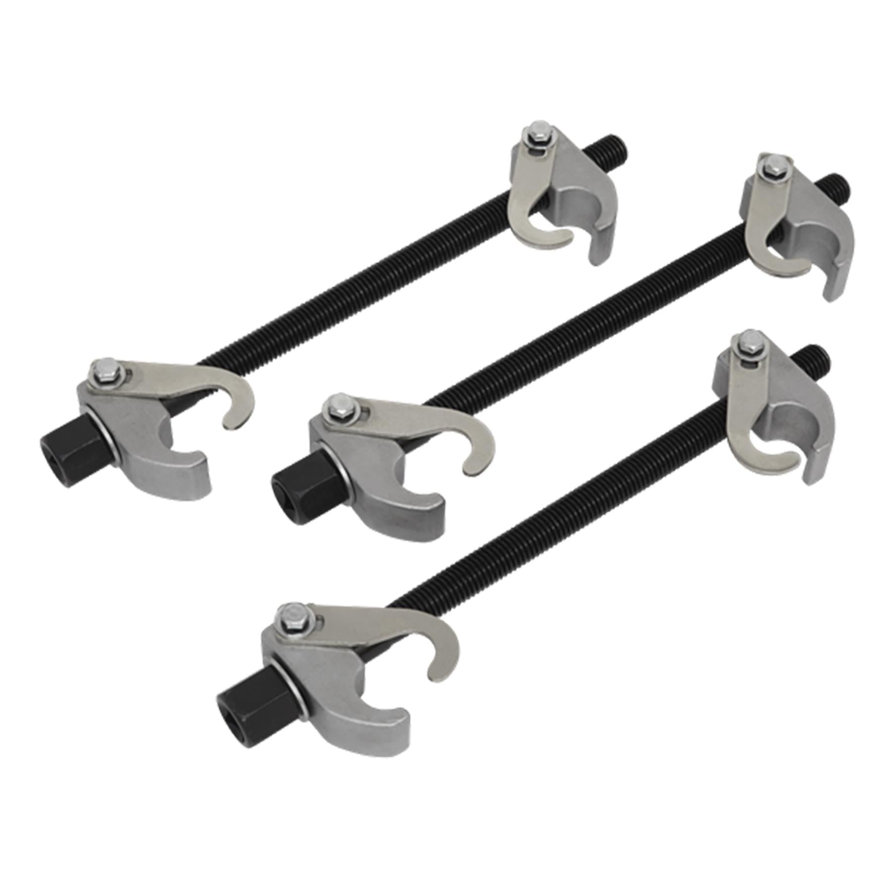 Sealey AK384 Car Coil Spring Remover Compressor/Clamp 3PC With Safety Hooks