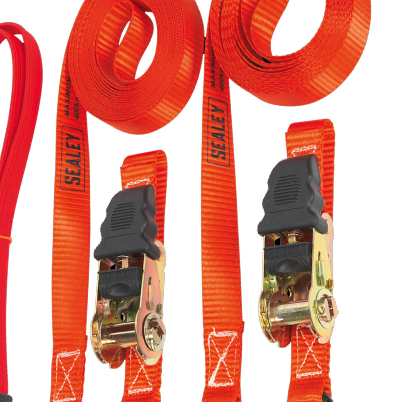 Tie Down & Bungee Cord Set 6pc Suitable For Securing Loads Sealey