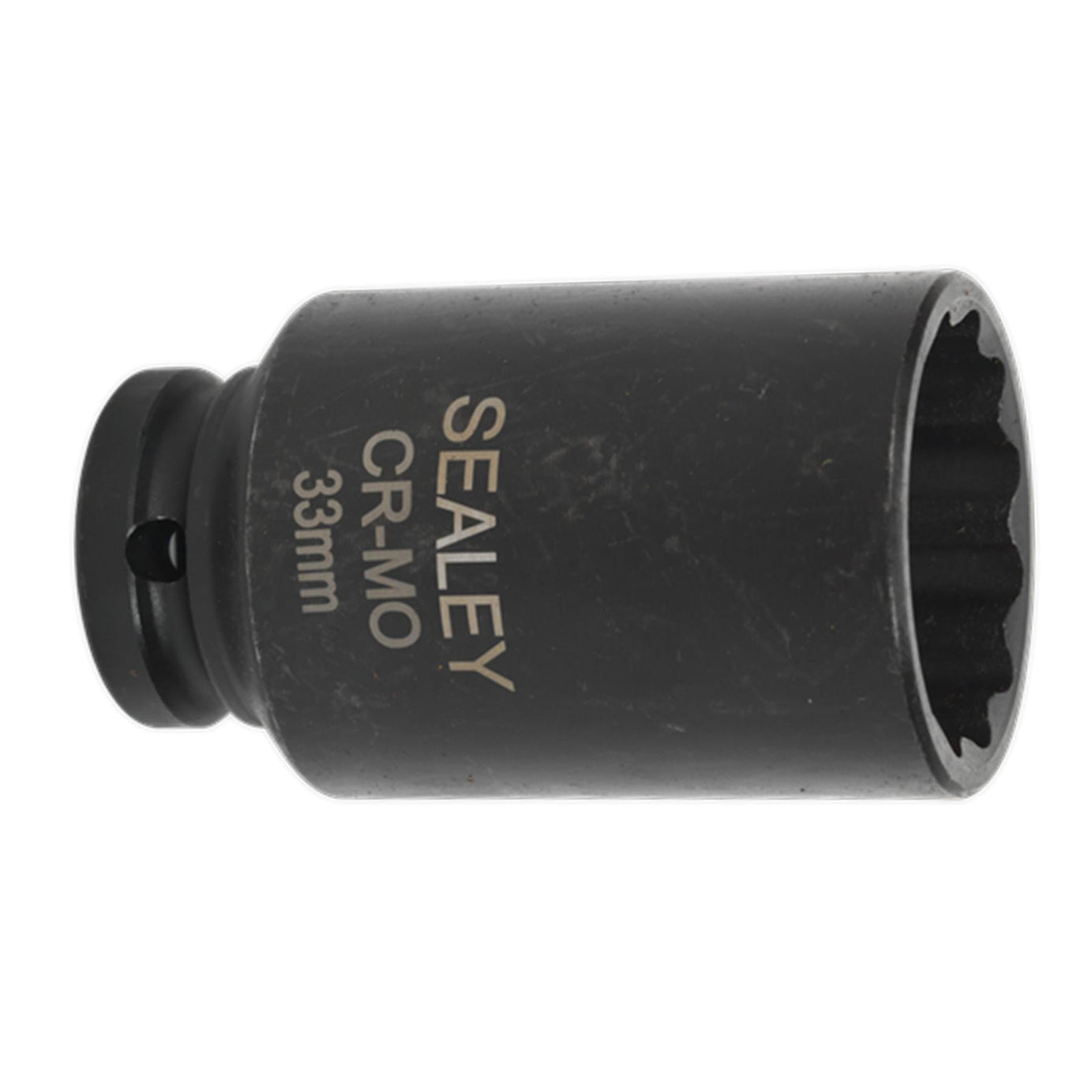 Sealey Impact Socket 33mm 12pt Bi-Hex Deep 1/2"Sq Drive