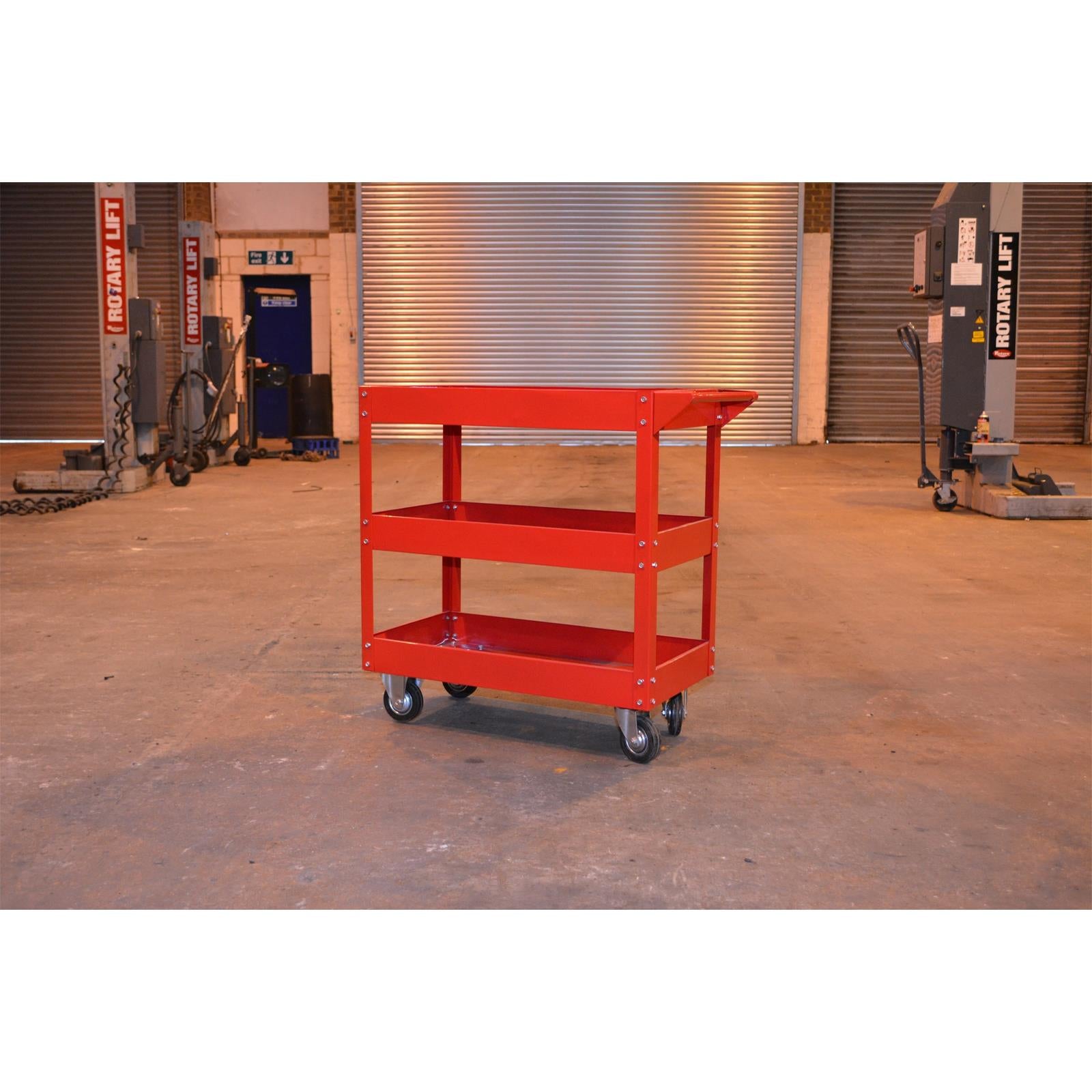 Heavy-Duty 3 Tier Service Cart